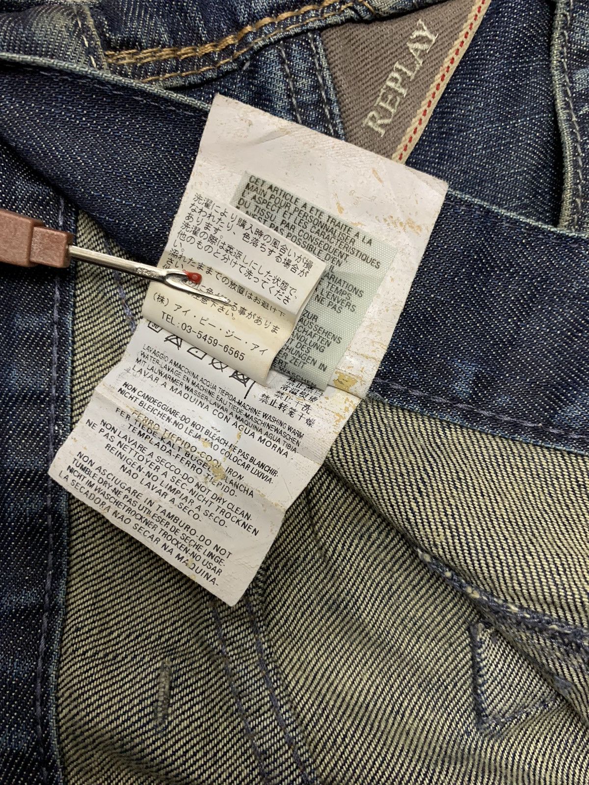 Replay VINTAGE REPLAY DENIM Jeans Size US 32 / EU 48 - 9 Thumbnail
