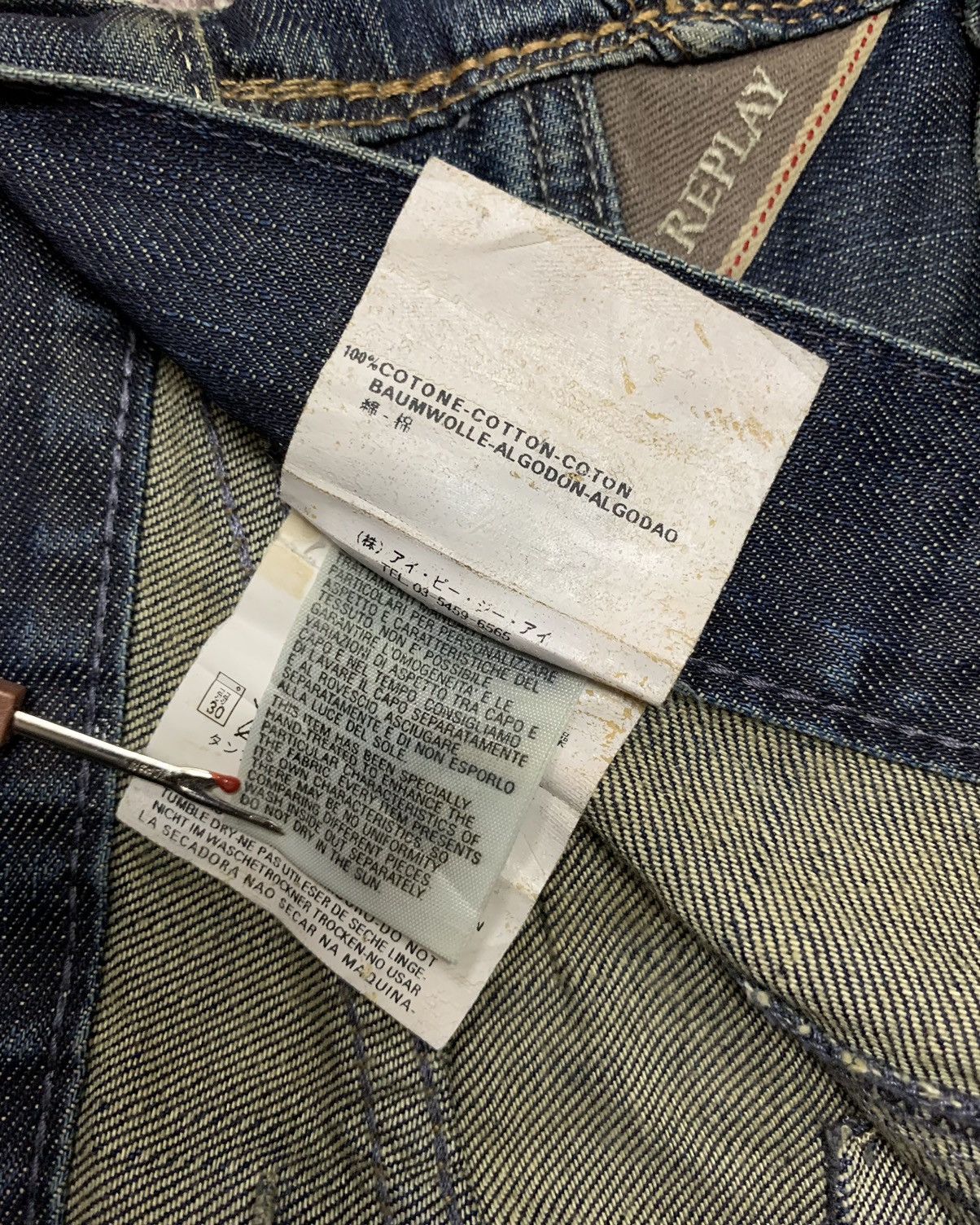 Replay VINTAGE REPLAY DENIM Jeans Size US 32 / EU 48 - 10 Thumbnail