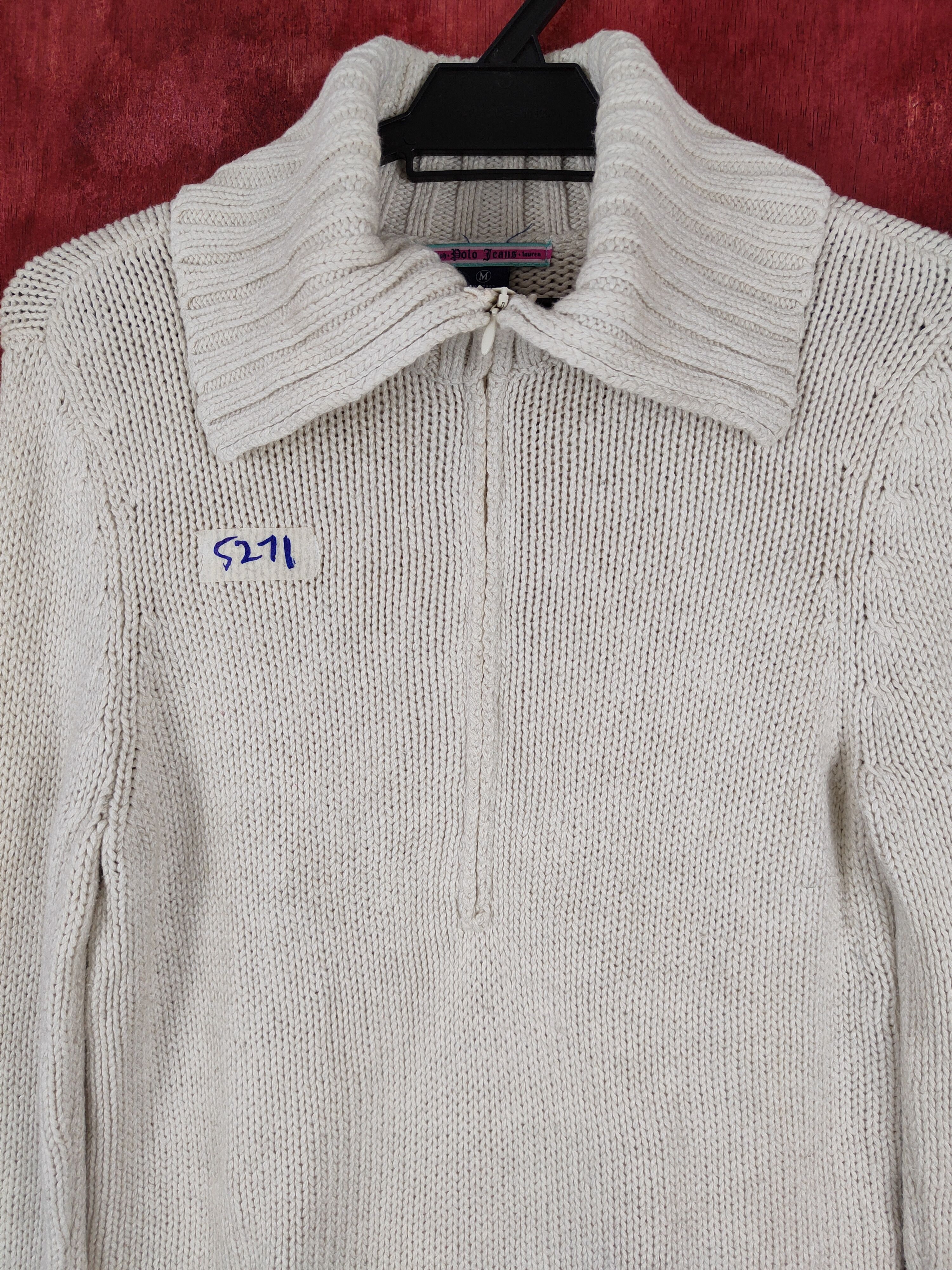 Polo Ralph Lauren Ralph Polo Jeans Lauren White Knitwear #5271 Size M / US 6-8 / IT 42-44 - 2 Thumbnail