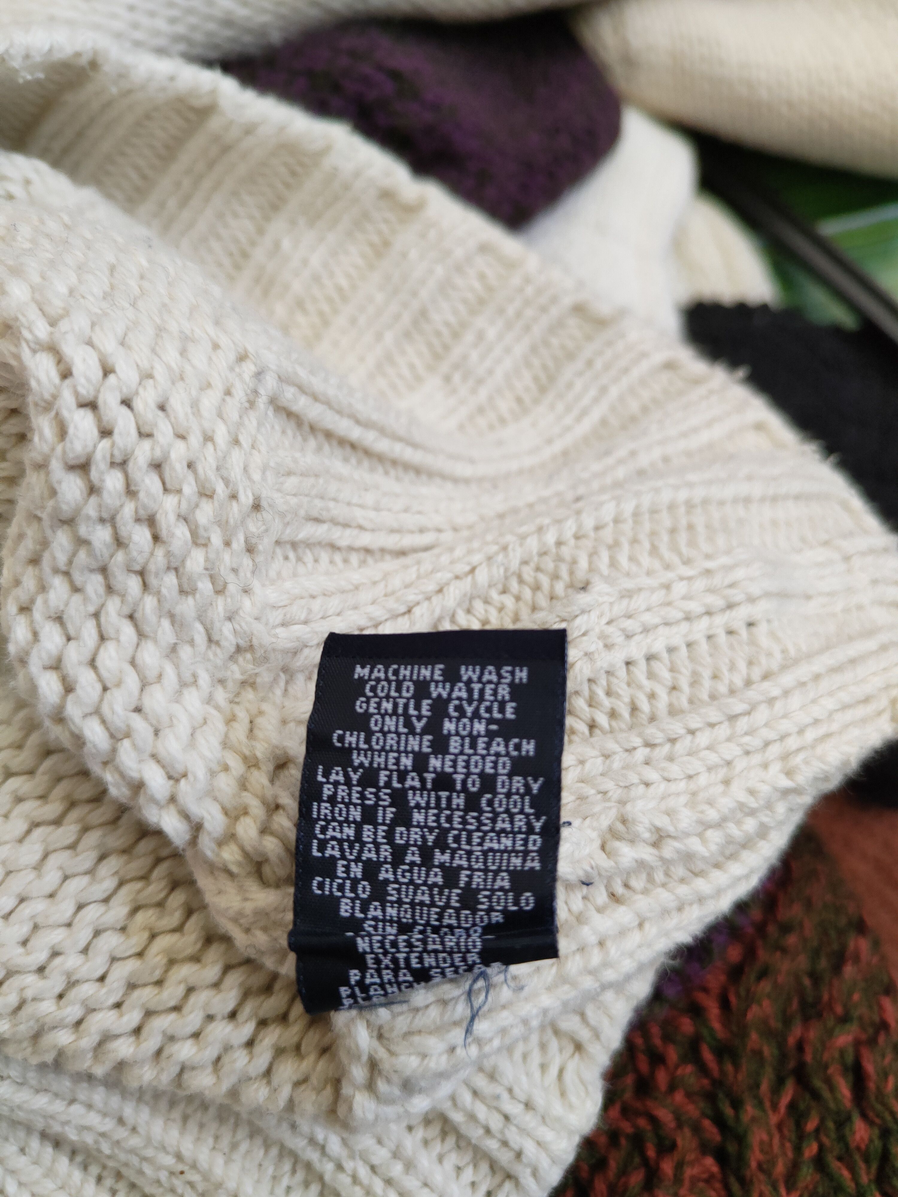 Polo Ralph Lauren Ralph Polo Jeans Lauren White Knitwear #5271 Size M / US 6-8 / IT 42-44 - 8 Thumbnail