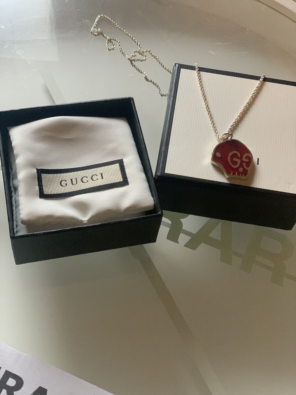 Gucci Gucci Ghost Skull Necklace Trouble Andrew Size ONE SIZE - 1 Thumbnail