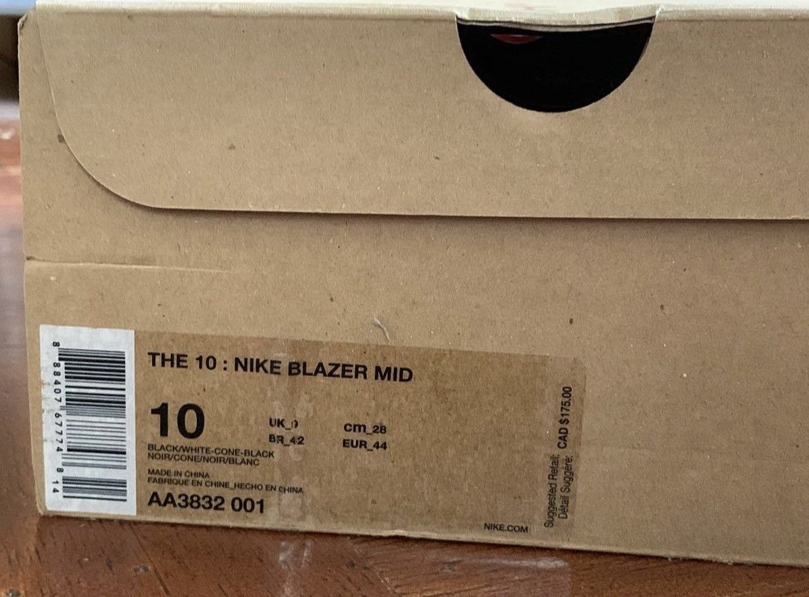 Nike × Off-White Nike Off-White Blazer Grim Reaper | signed by Yeezy Busta Size US 10 / EU 43 - 3 Thumbnail