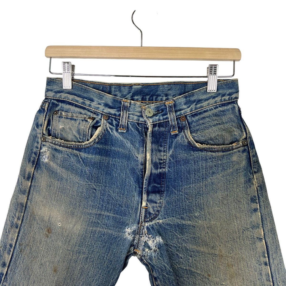 Levi's VINTAGE 60s LEVIS 501 BIG E BUTTON NUMBER 6 Size US 28 / EU 44 - 4 Thumbnail