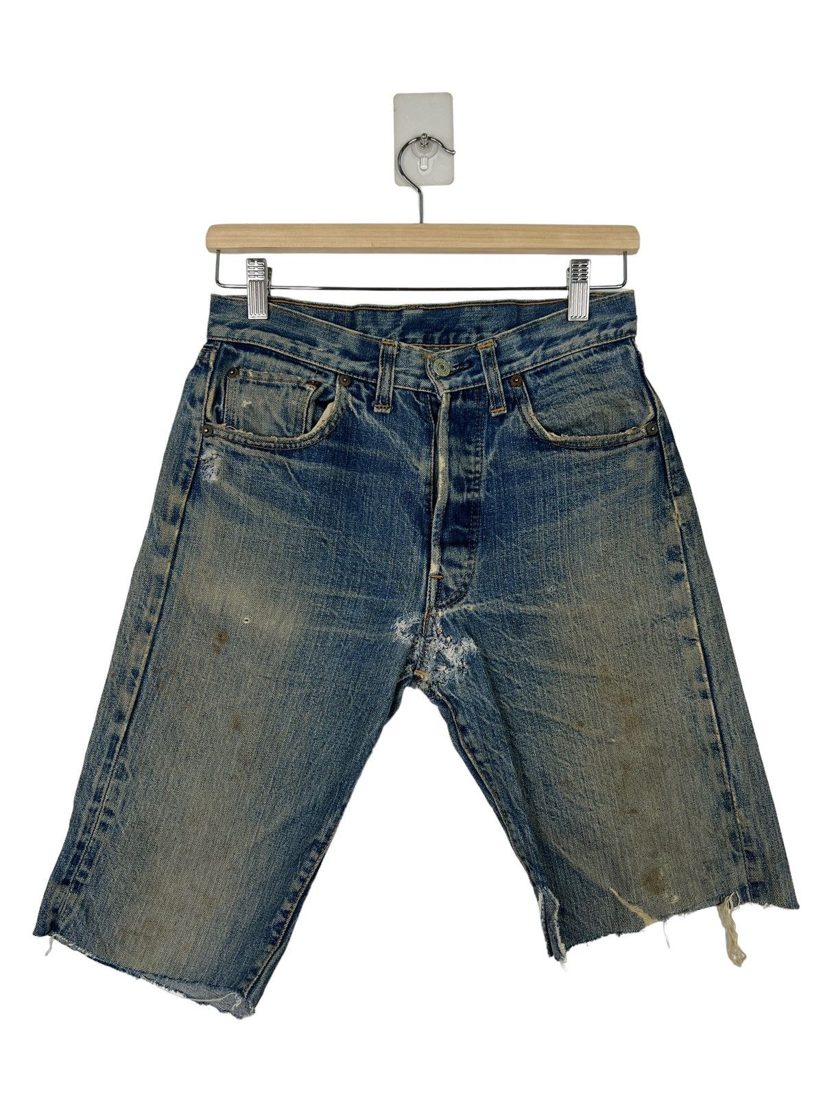 Levi's VINTAGE 60s LEVIS 501 BIG E BUTTON NUMBER 6 Size US 28 / EU 44 - 3 Thumbnail