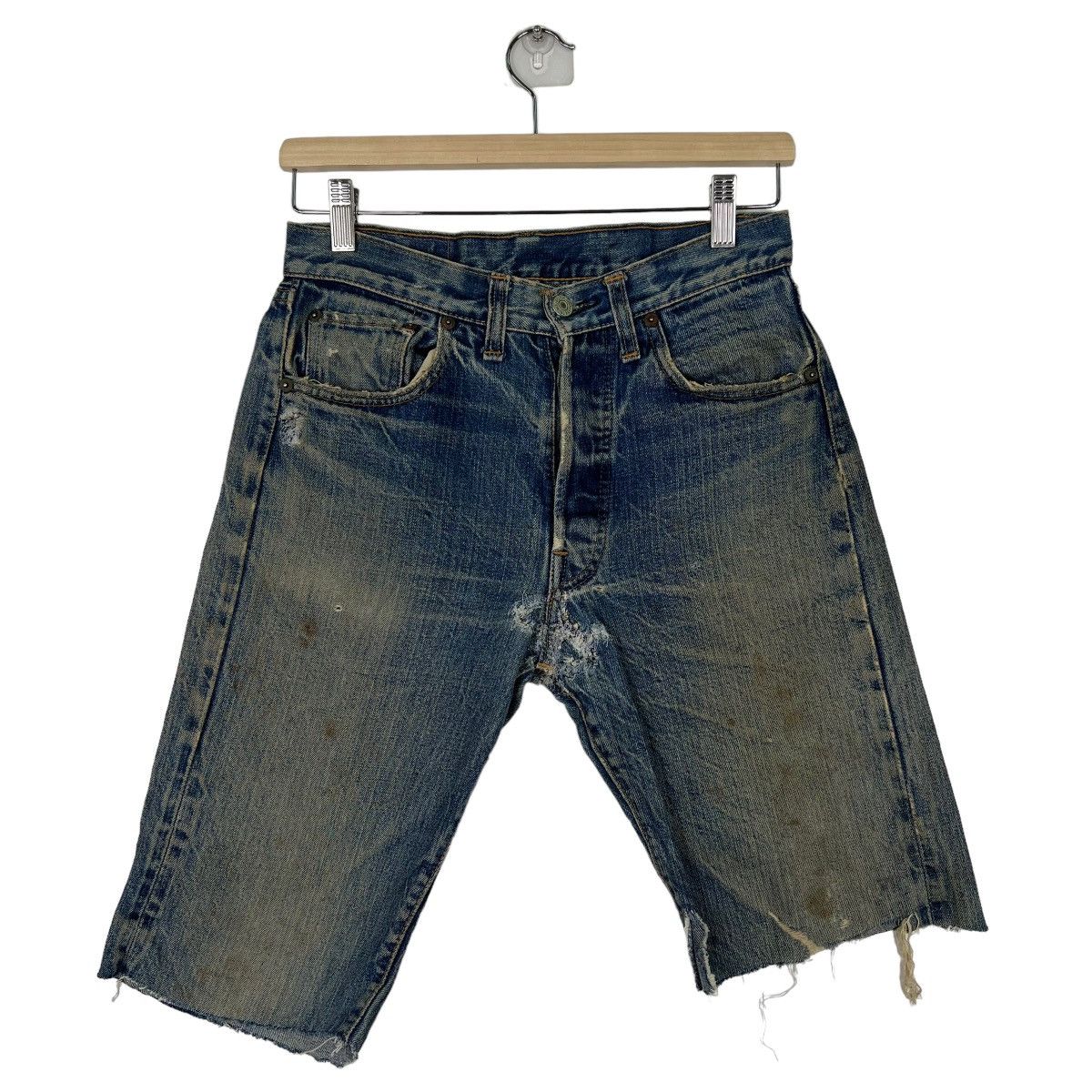 Levi's VINTAGE 60s LEVIS 501 BIG E BUTTON NUMBER 6 Size US 28 / EU 44 - 1 Thumbnail
