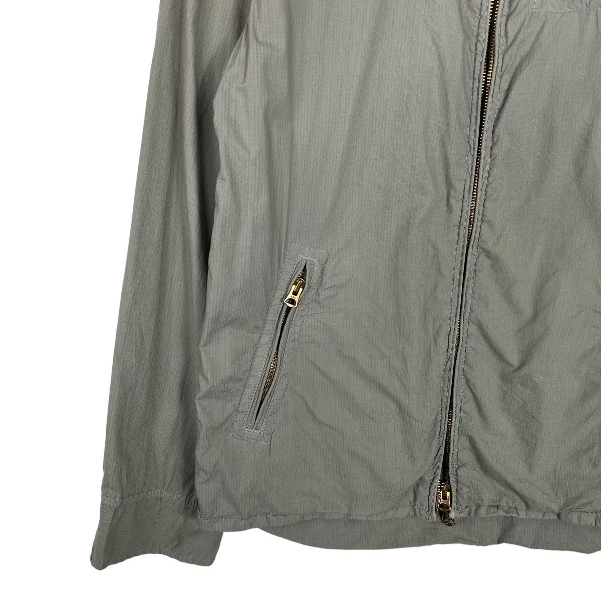 Japanese Brand × Tomorrowland 🔥 BLUE WORK RAYON BLOUSON ZIPPER JACKET Size US M / EU 48-50 / 2 - 2 Thumbnail