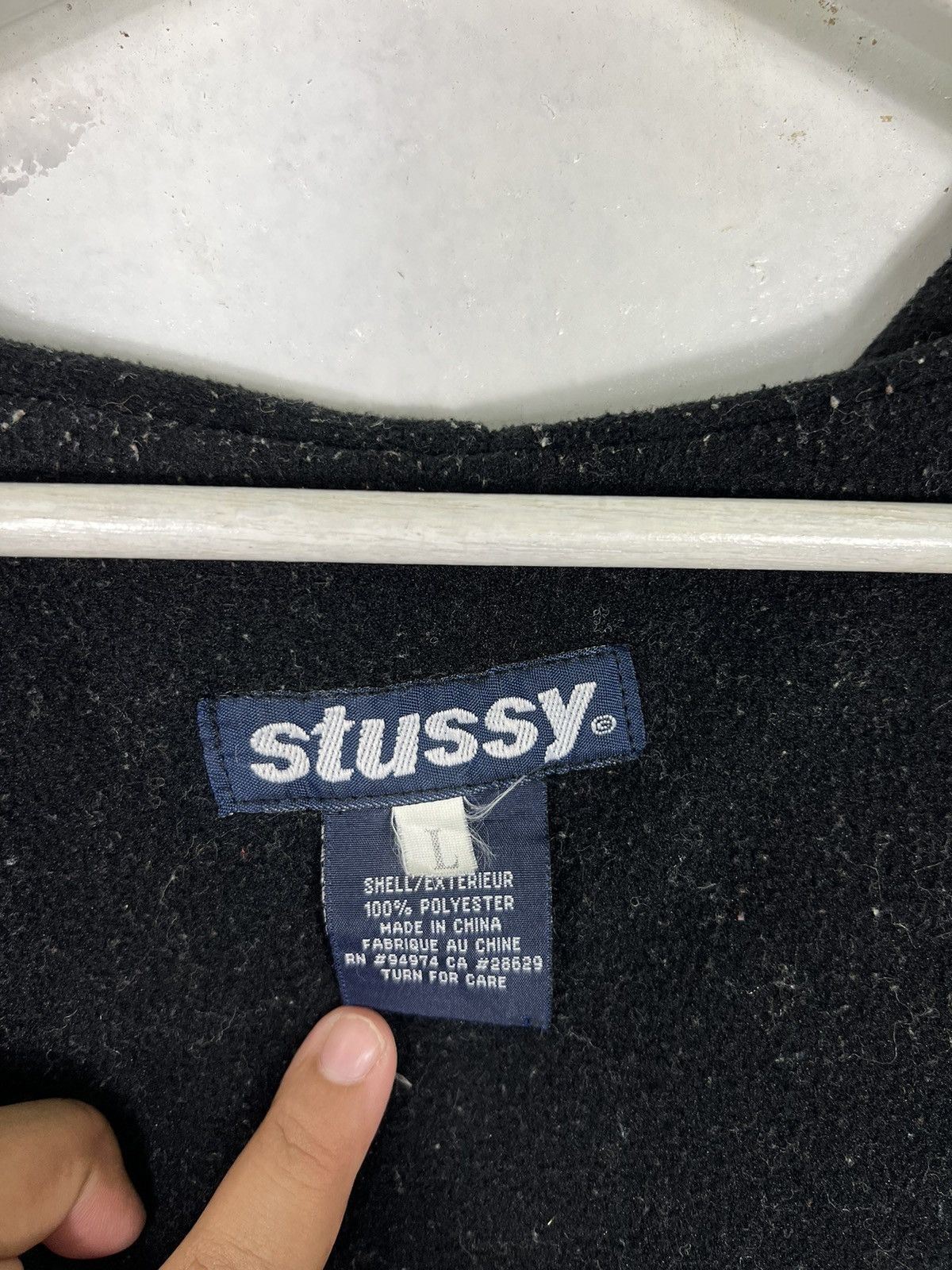 Stussy 🔥 VINTAGE 90s STUSSY WOODLAND CAMO JACKET Size US L / EU 52-54 / 3 - 7 Thumbnail