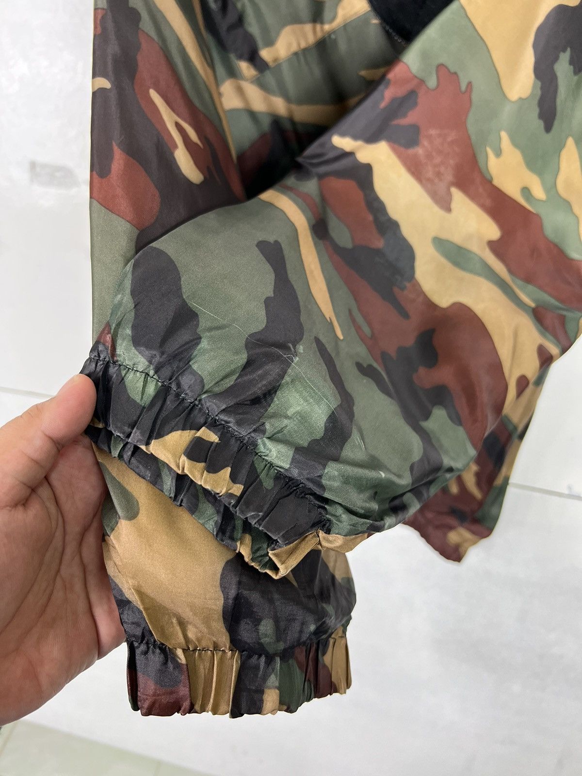 Stussy 🔥 VINTAGE 90s STUSSY WOODLAND CAMO JACKET Size US L / EU 52-54 / 3 - 9 Thumbnail