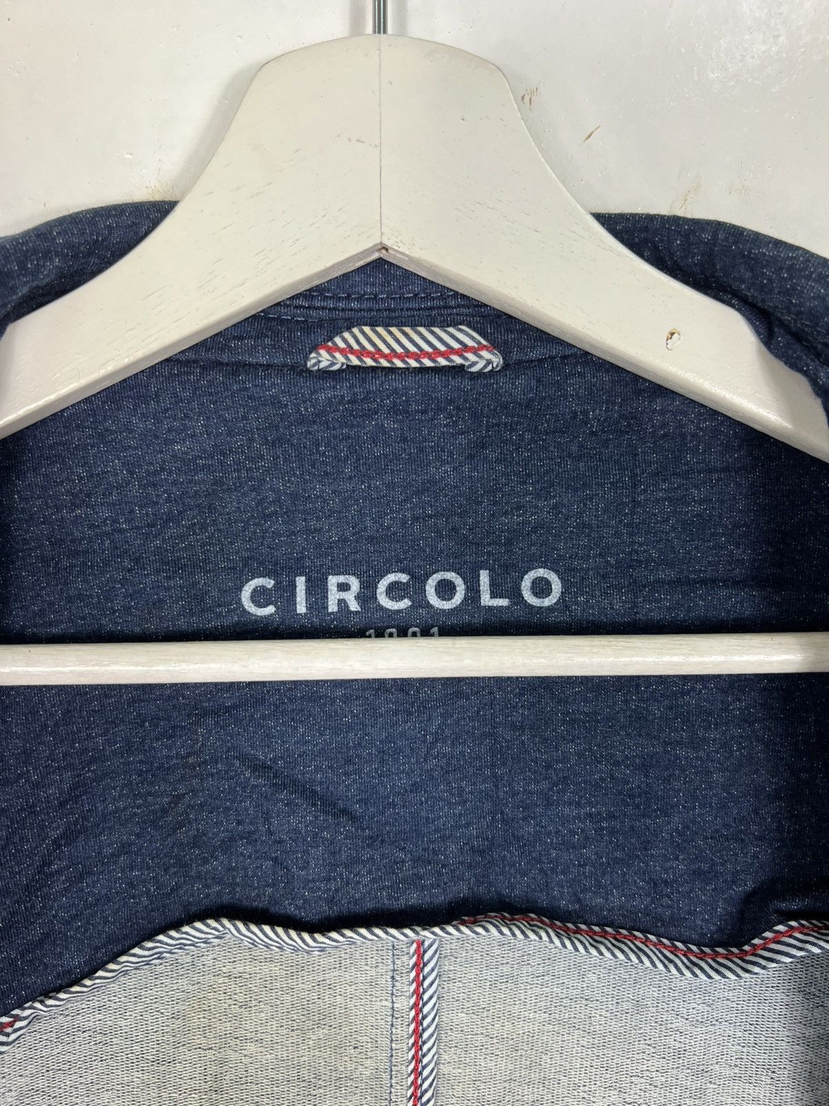 Circolo 1901 🔥 Circolo 1901 Blue Indigo Cardigan Tailor Jacket Size US L / EU 52-54 / 3 - 8 Thumbnail