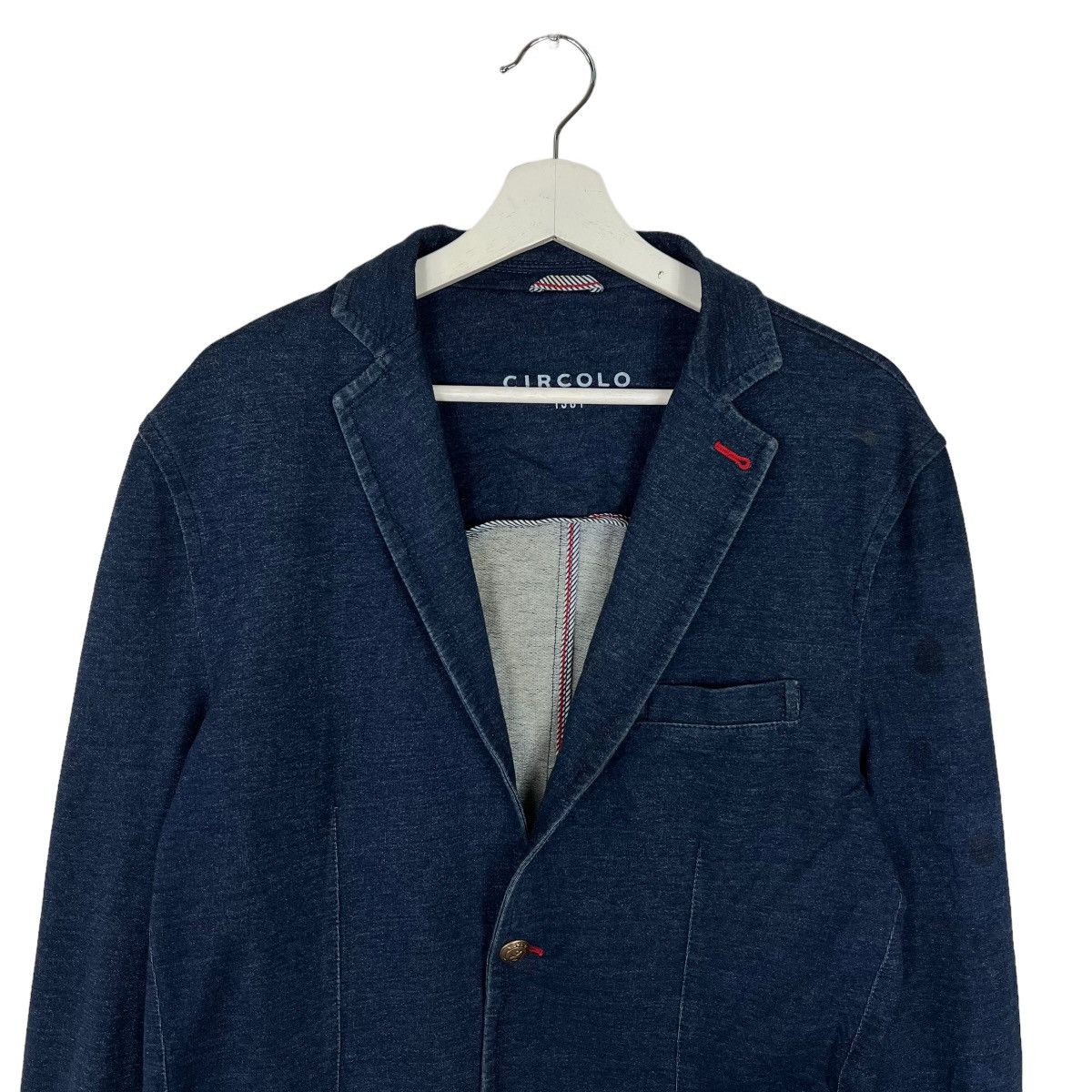 Circolo 1901 🔥 Circolo 1901 Blue Indigo Cardigan Tailor Jacket Size US L / EU 52-54 / 3 - 3 Thumbnail
