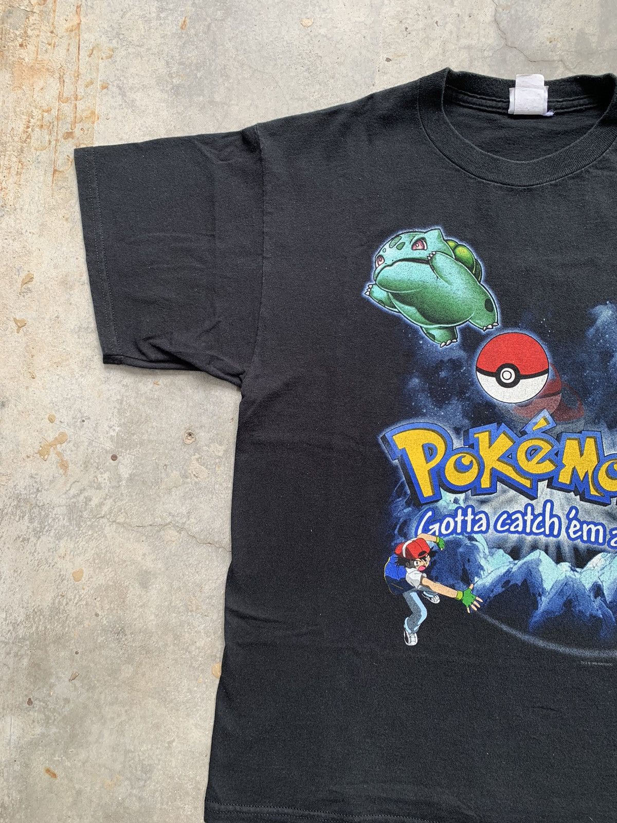 Nintendo × Pokemon × Vintage Vintage 90s Nintendo Pokemon Tshirt 1999 Ash Bulbasaur Poke Size US M / EU 48-50 / 2 - 2 Thumbnail