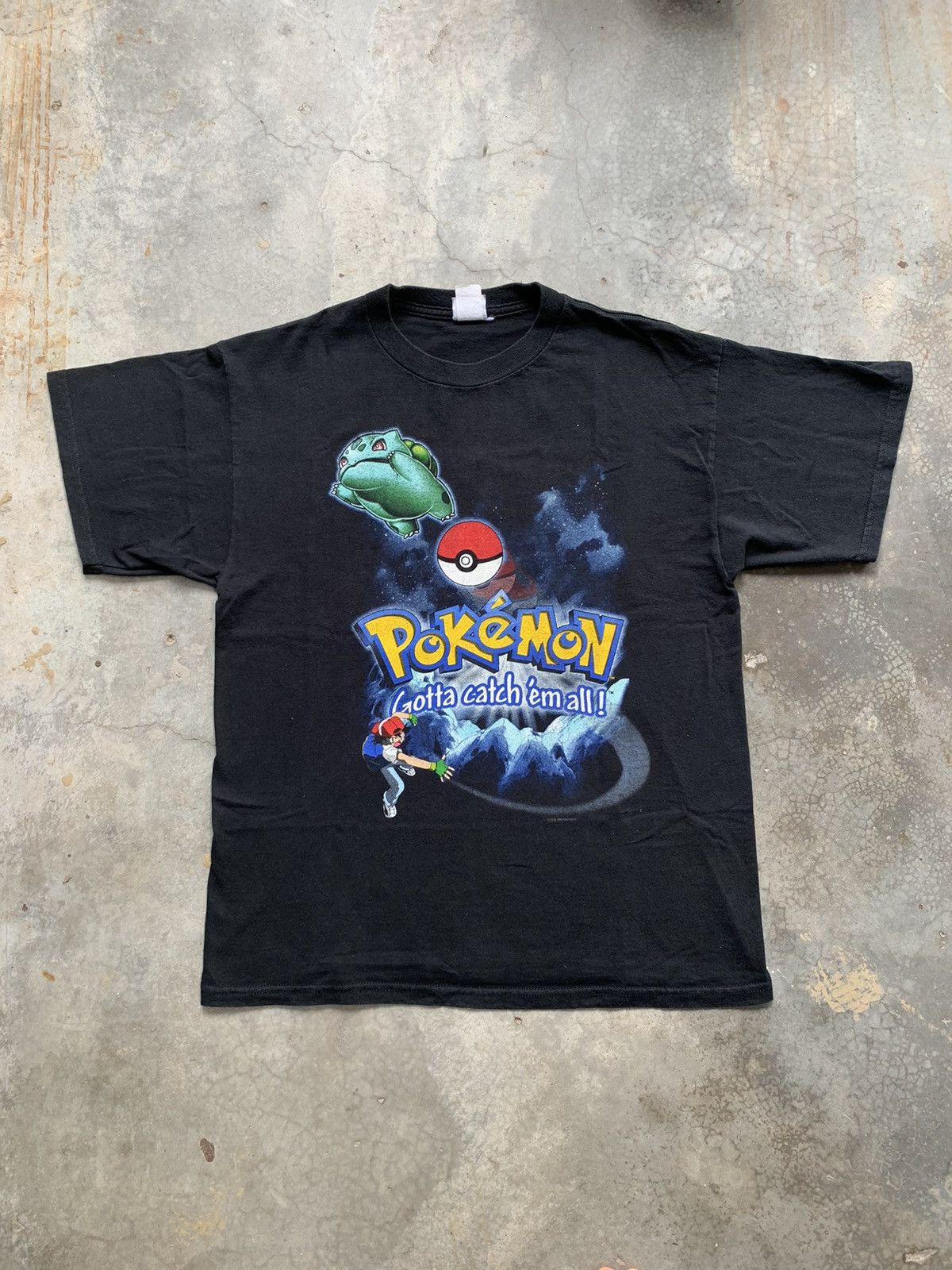 Nintendo × Pokemon × Vintage Vintage 90s Nintendo Pokemon Tshirt 1999 Ash Bulbasaur Poke Size US M / EU 48-50 / 2 - 1 Thumbnail