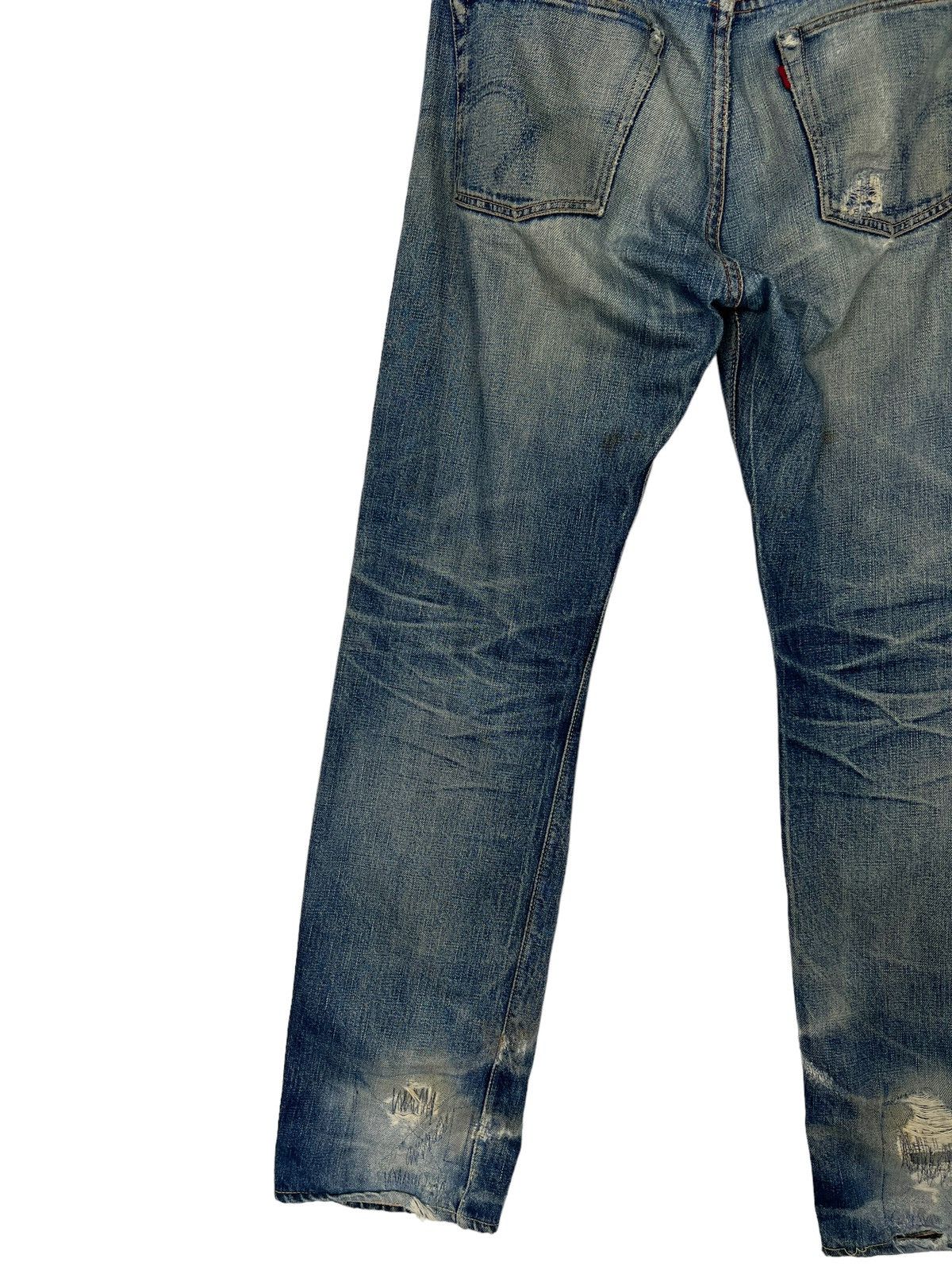 Full Count & Co. 🔥 VINTAGE FULL COUNT DISTRESS DENIM Size US 34 / EU 50 - 5 Thumbnail