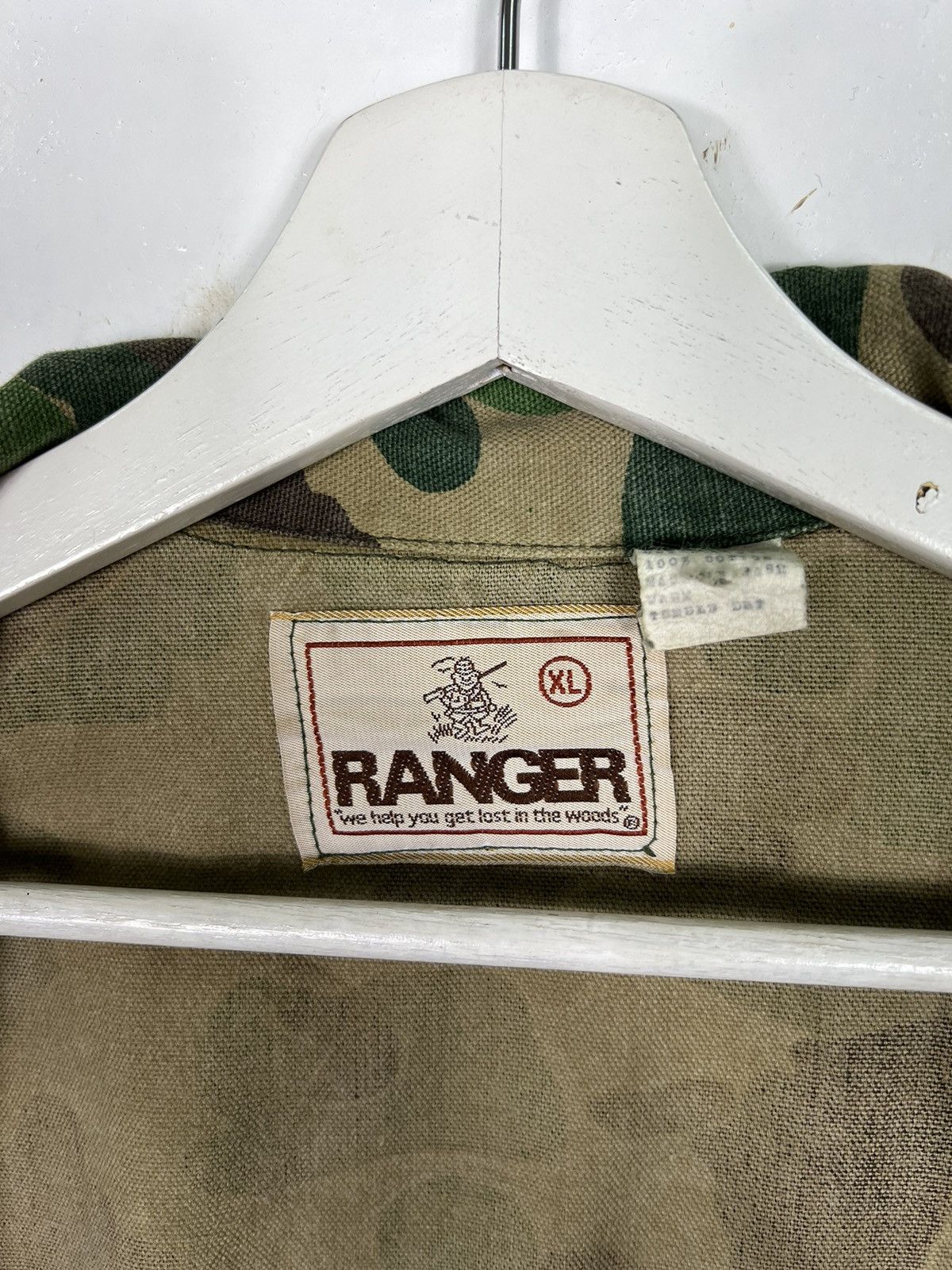 Hunter 🔥VINTAGE RANGER CAMO HUNTING SAFARI JACKET MADE IN USA Size US XL / EU 56 / 4 - 8 Thumbnail