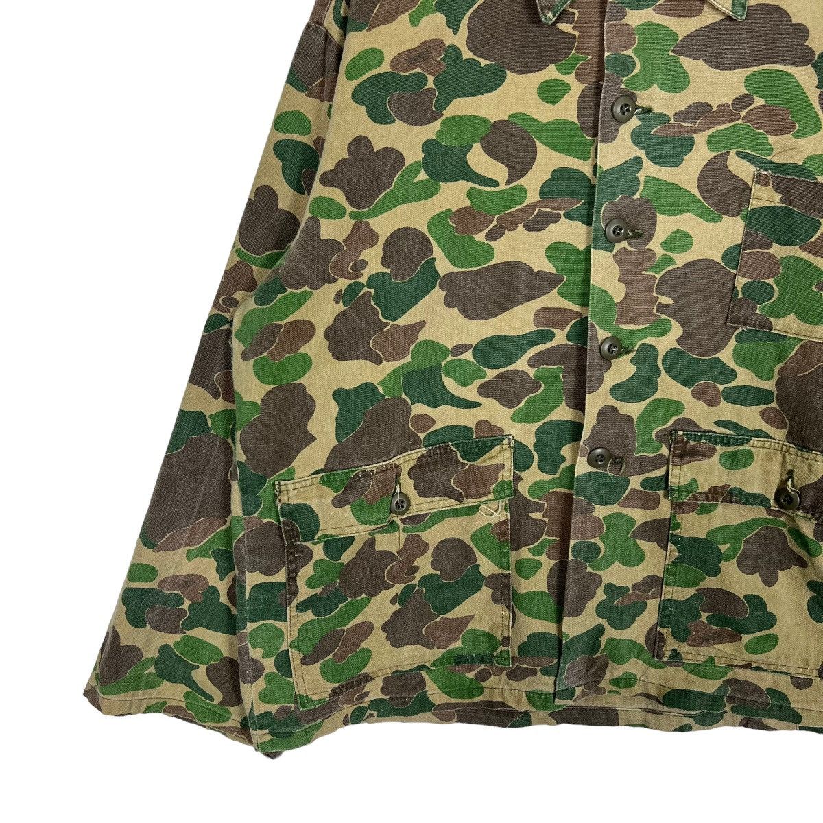 Hunter 🔥VINTAGE RANGER CAMO HUNTING SAFARI JACKET MADE IN USA Size US XL / EU 56 / 4 - 3 Thumbnail
