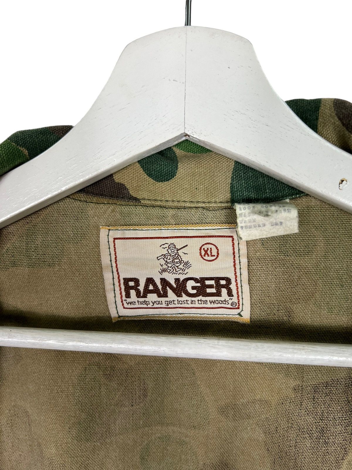 Hunter 🔥VINTAGE RANGER CAMO HUNTING SAFARI JACKET MADE IN USA Size US XL / EU 56 / 4 - 7 Thumbnail