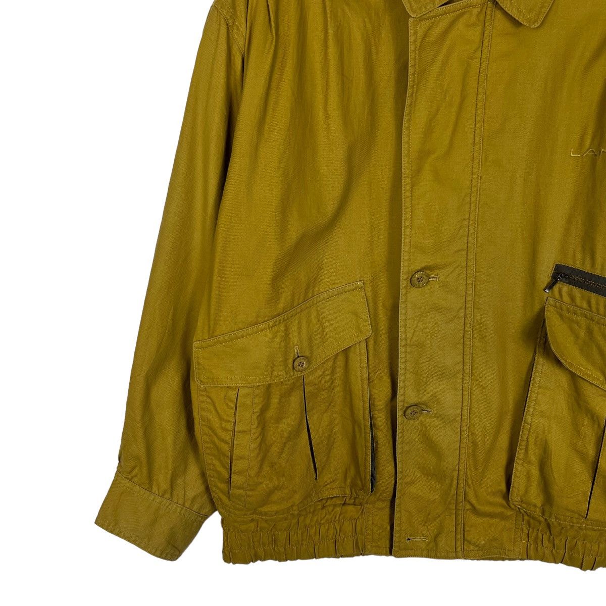 Lancel 🔥 VINTAGE 80s 90s LANCEL CARGO BOMBER JACKET Size US L / EU 52-54 / 3 - 2 Thumbnail