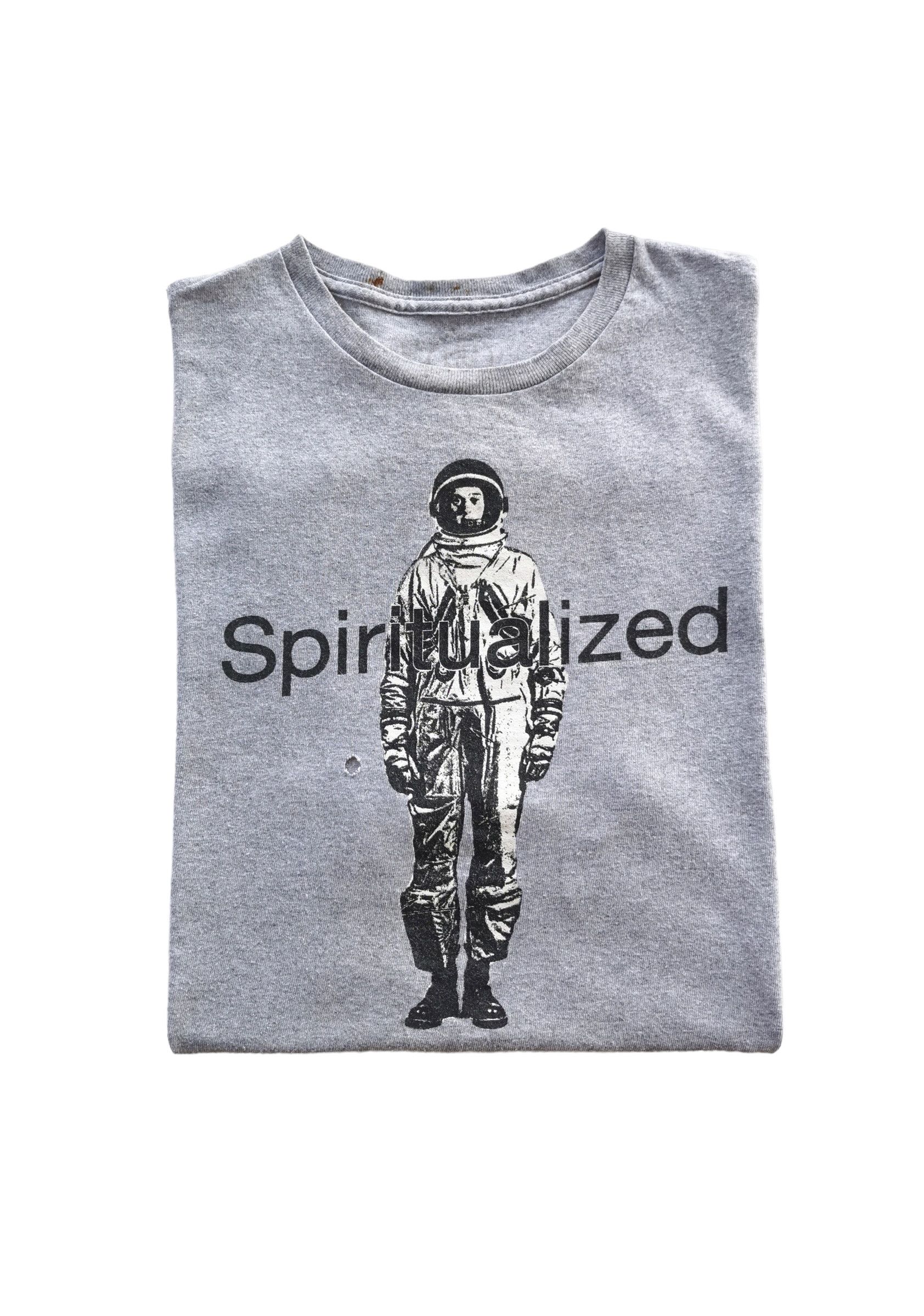 image of Spiritualized Band Tees in Grey, Men's (Size Large)