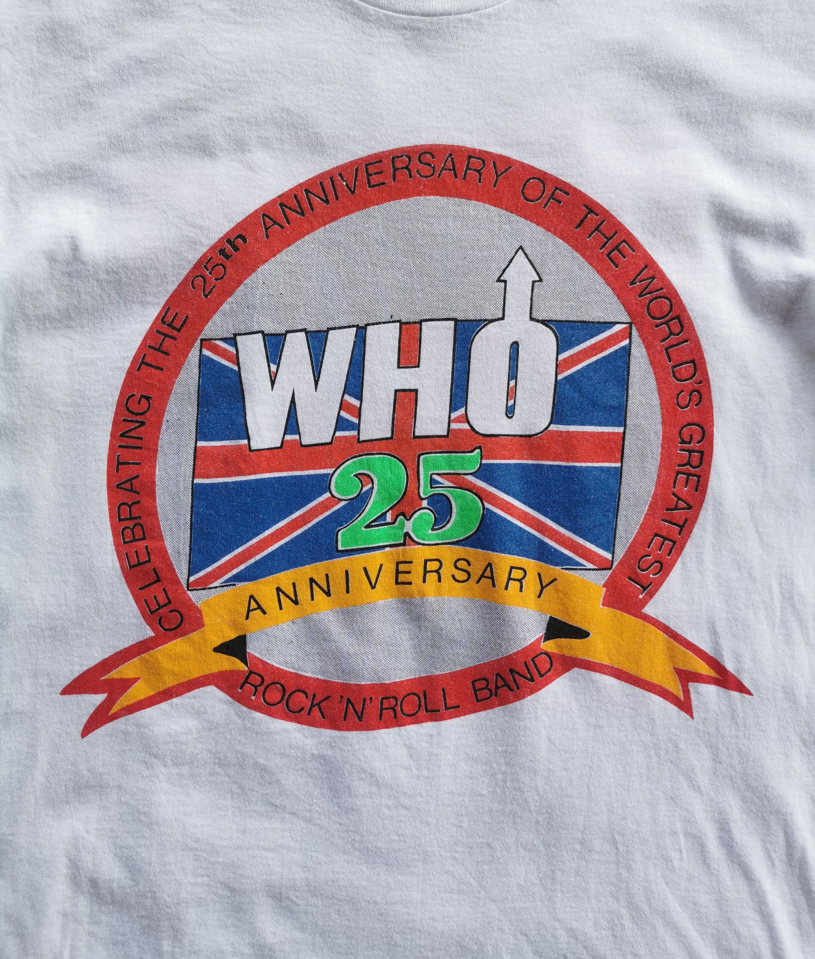 80s Vintage The Who Band Tees