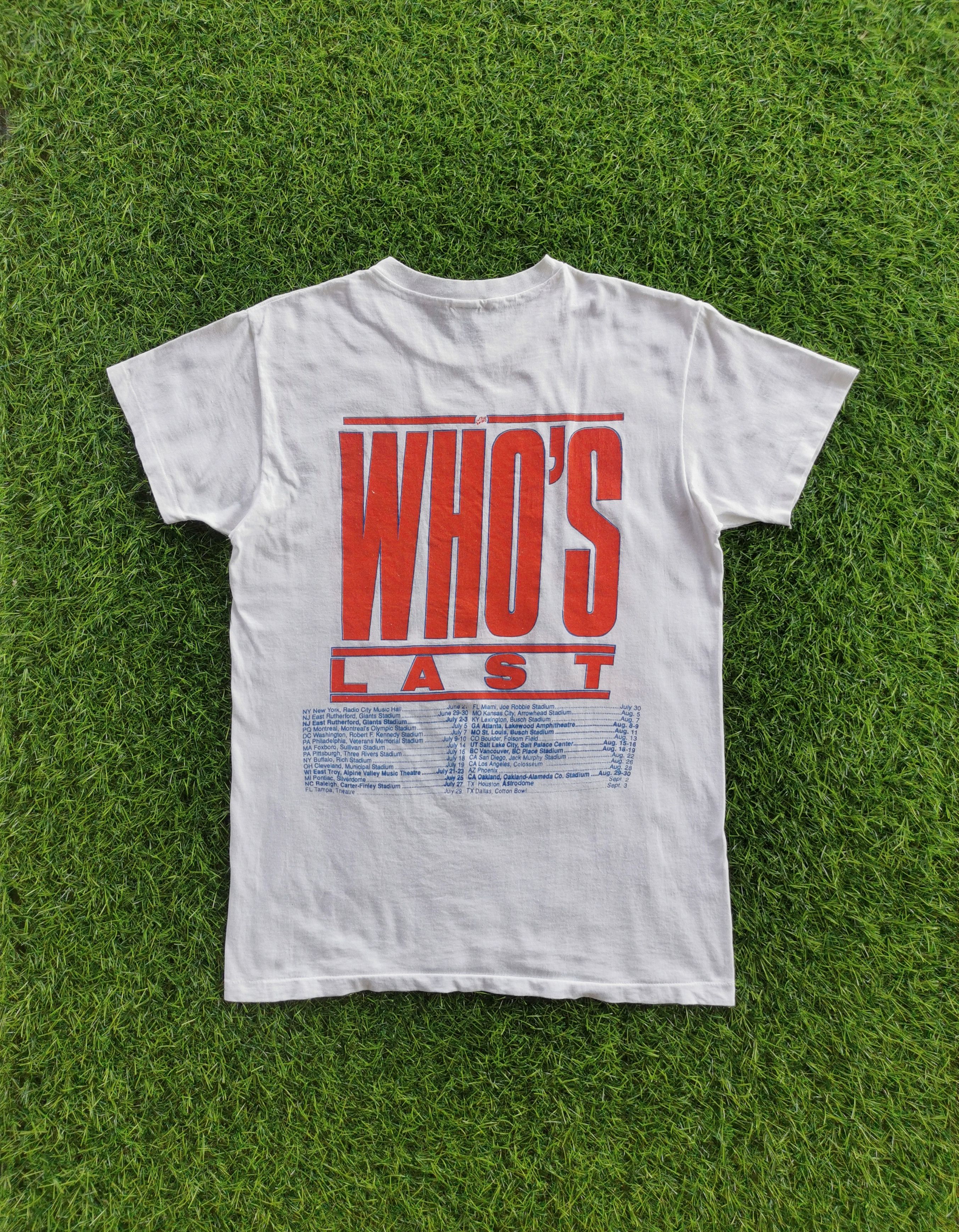 80s Vintage The Who Band Tees