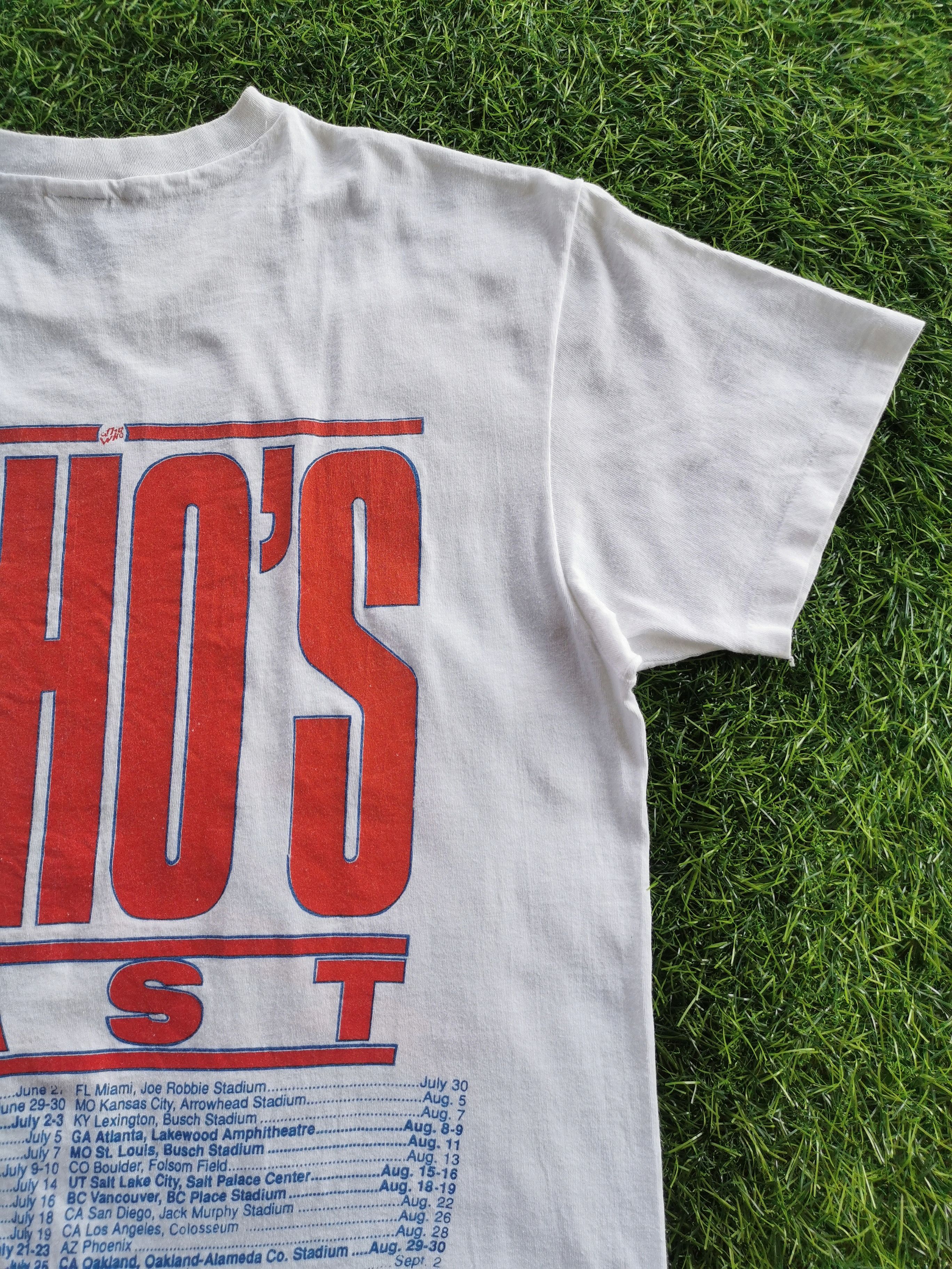 80s Vintage The Who Band Tees