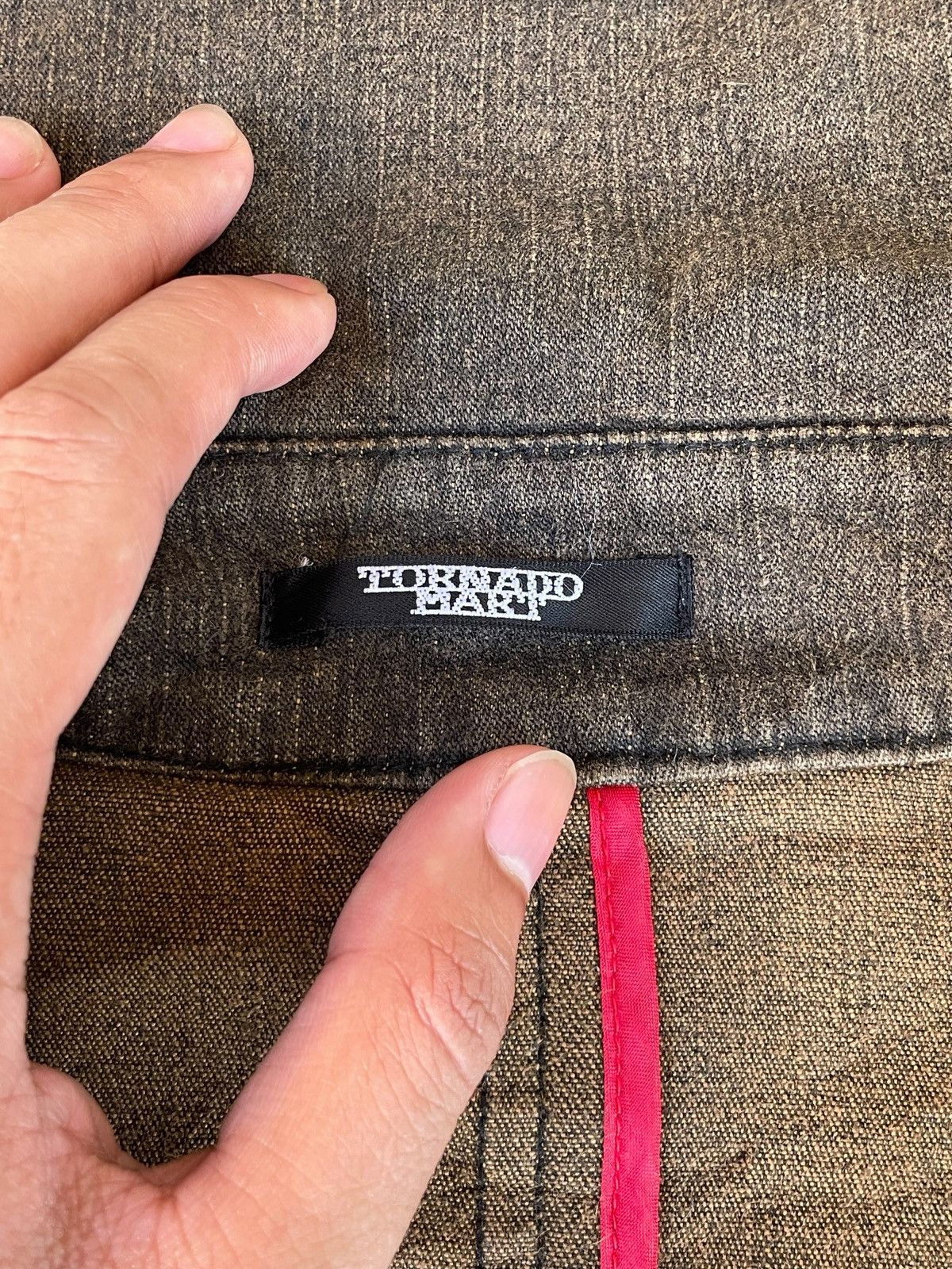 Tornado Mart Tornado Mart Archive Mudwash Denim Jacket Earth Brown Wash Size US M / EU 48-50 / 2 - 18 Thumbnail