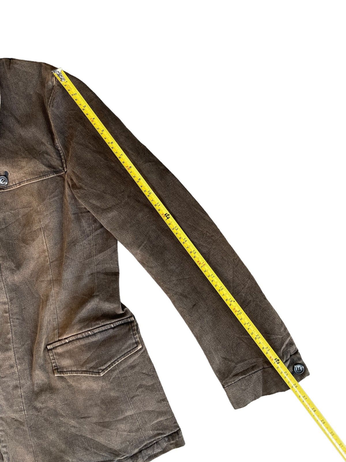 Tornado Mart Tornado Mart Archive Mudwash Denim Jacket Earth Brown Wash Size US M / EU 48-50 / 2 - 15 Thumbnail