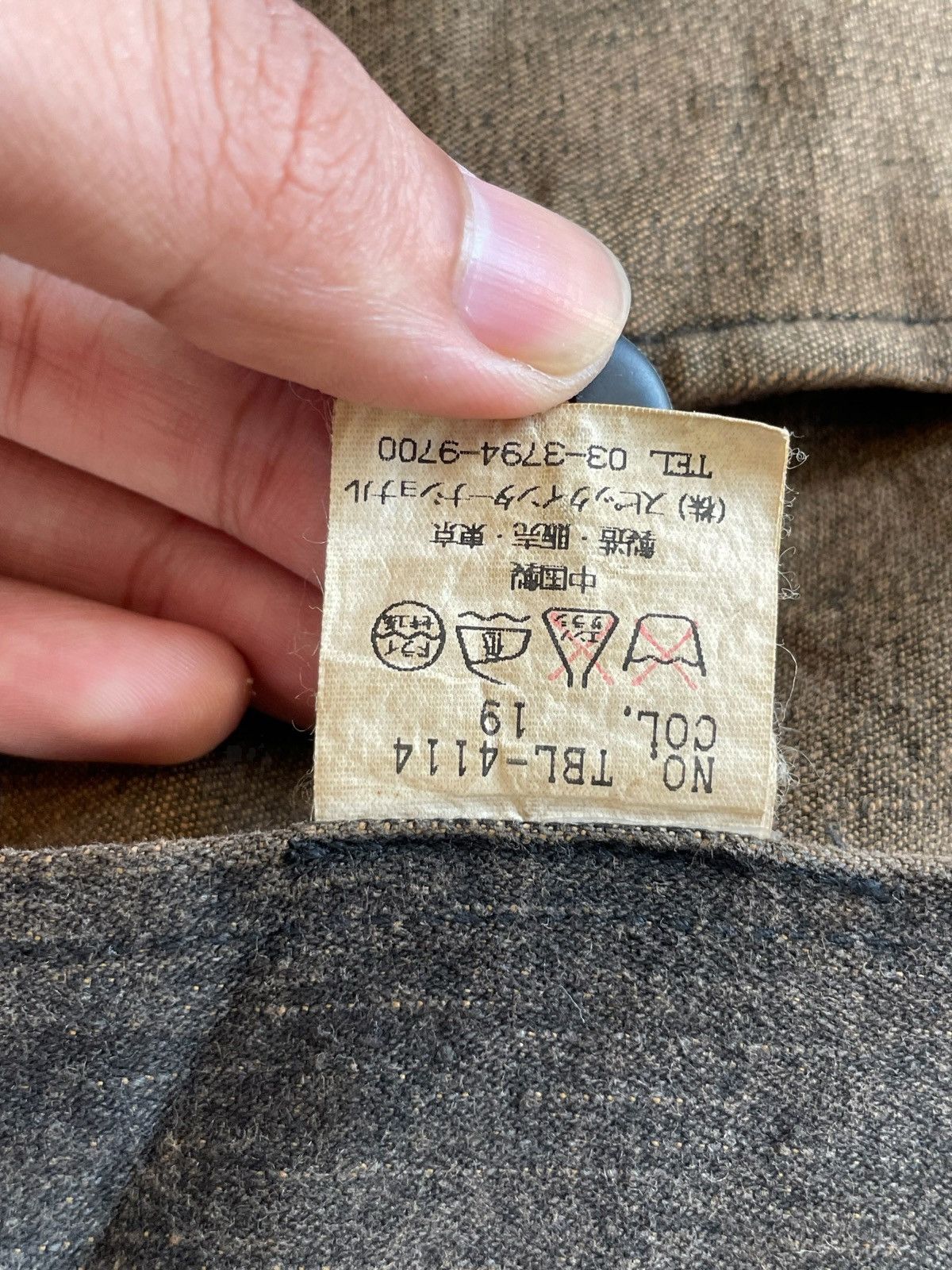 Tornado Mart Tornado Mart Archive Mudwash Denim Jacket Earth Brown Wash Size US M / EU 48-50 / 2 - 21 Thumbnail