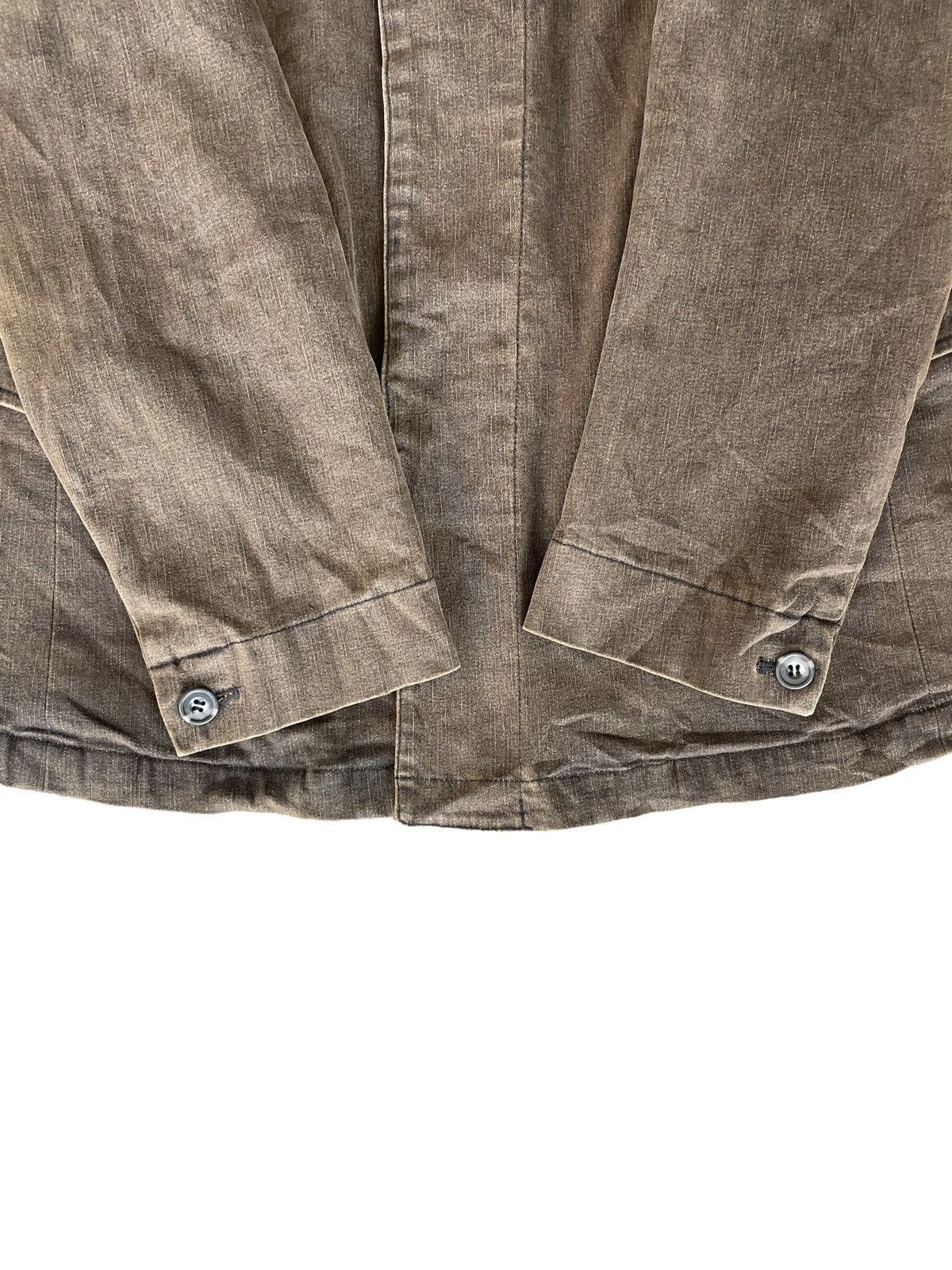 Tornado Mart Tornado Mart Archive Mudwash Denim Jacket Earth Brown Wash Size US M / EU 48-50 / 2 - 5 Thumbnail