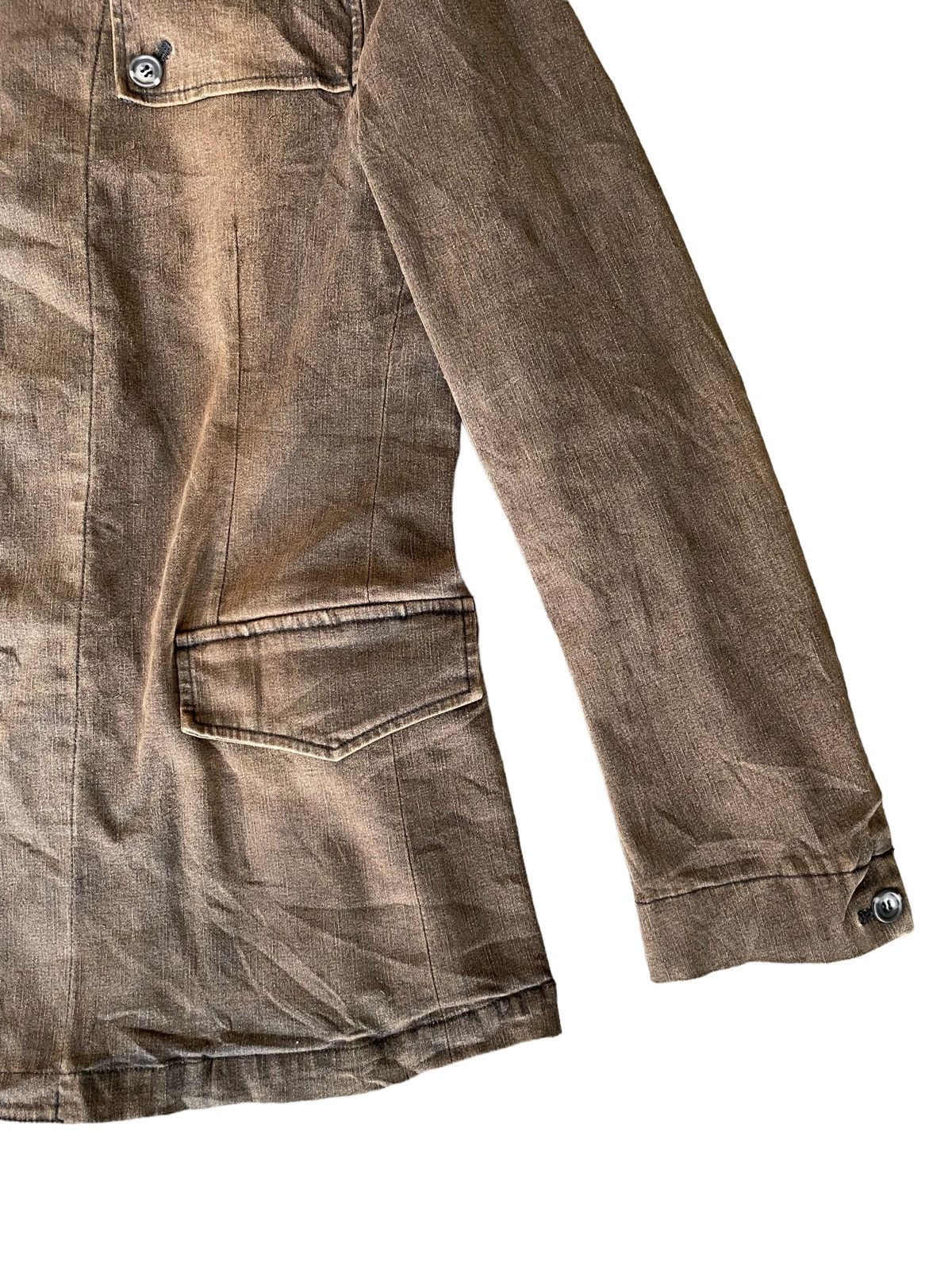 Tornado Mart Tornado Mart Archive Mudwash Denim Jacket Earth Brown Wash Size US M / EU 48-50 / 2 - 4 Thumbnail