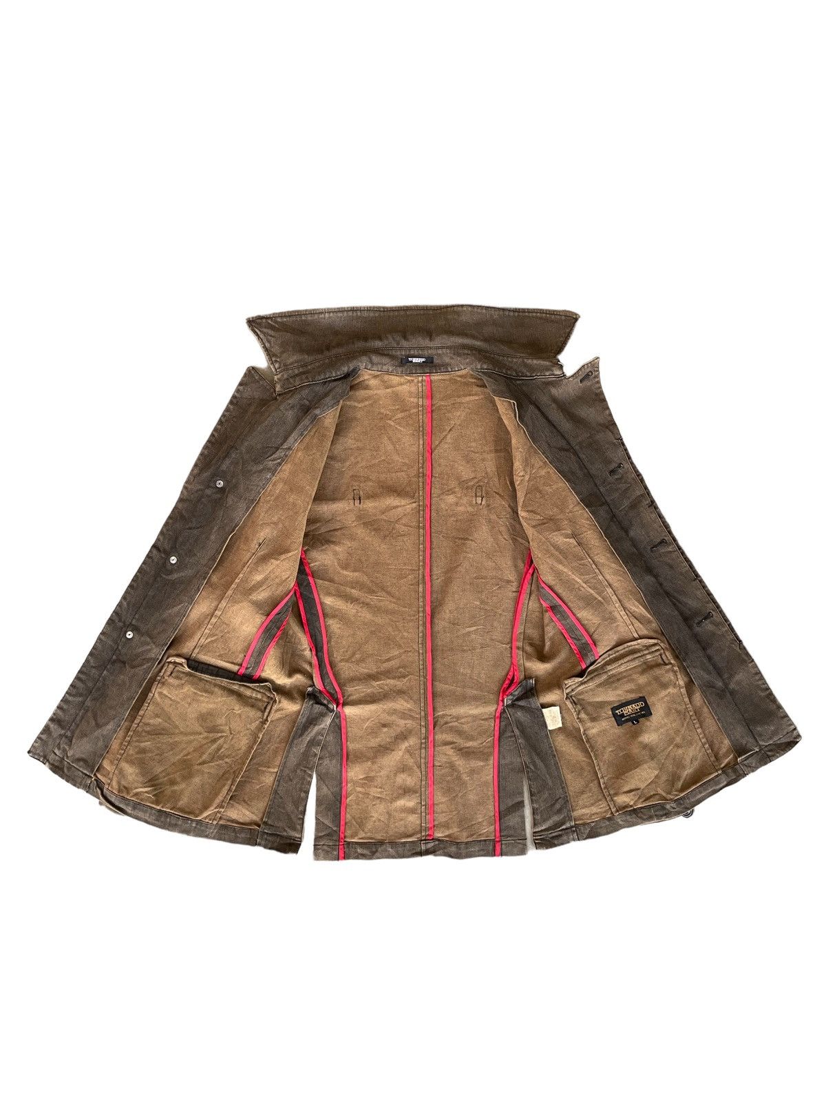 Tornado Mart Tornado Mart Archive Mudwash Denim Jacket Earth Brown Wash Size US M / EU 48-50 / 2 - 9 Thumbnail