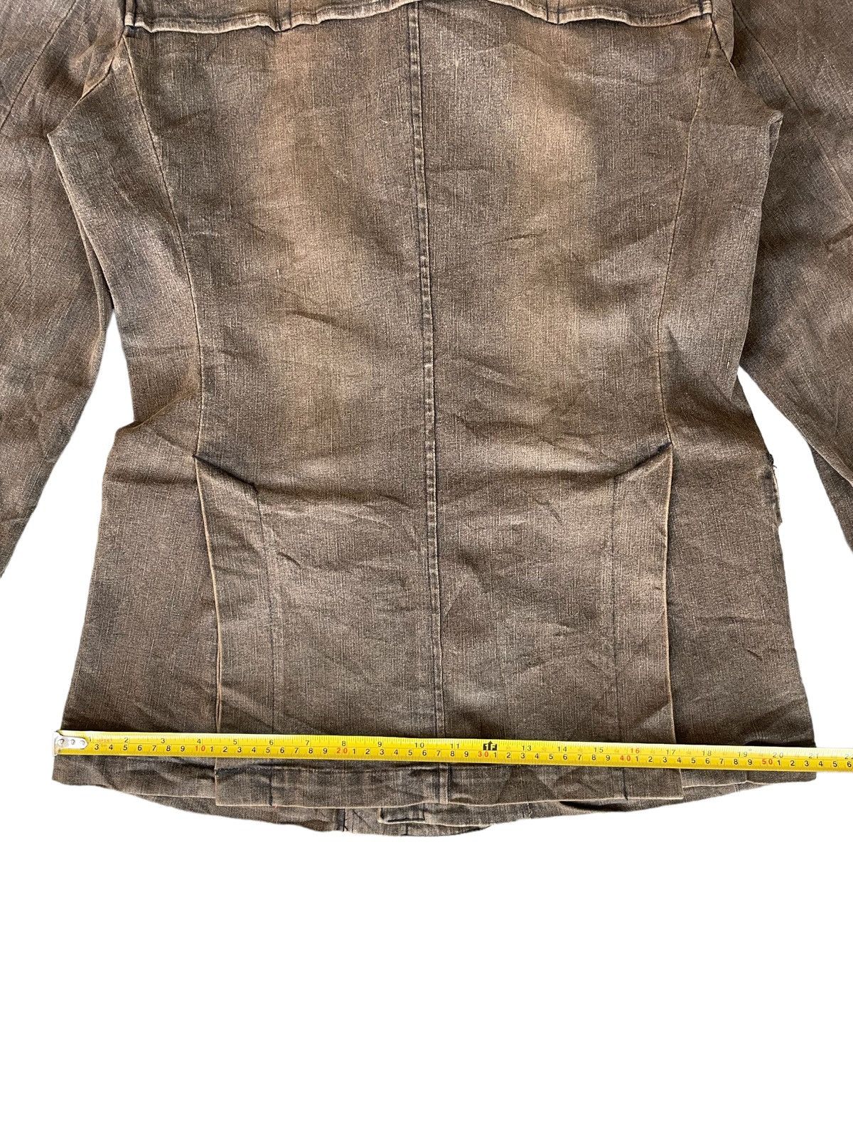 Tornado Mart Tornado Mart Archive Mudwash Denim Jacket Earth Brown Wash Size US M / EU 48-50 / 2 - 16 Thumbnail