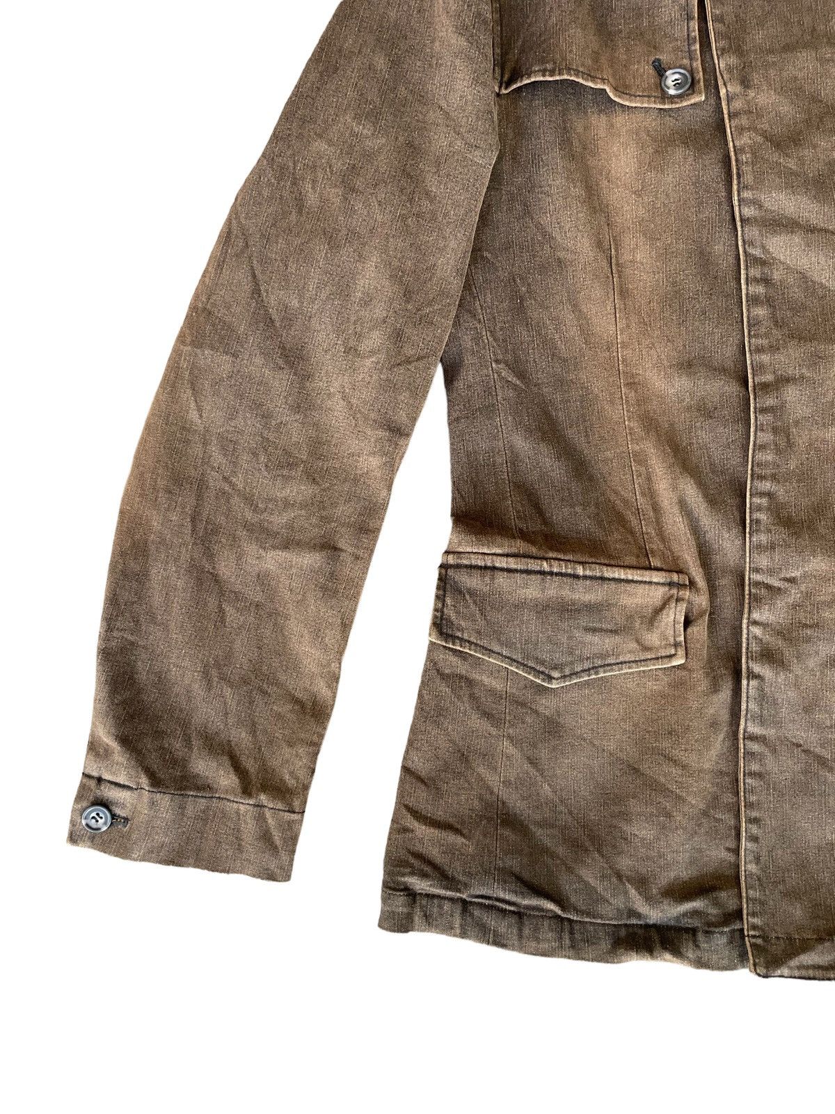 Tornado Mart Tornado Mart Archive Mudwash Denim Jacket Earth Brown Wash Size US M / EU 48-50 / 2 - 3 Thumbnail
