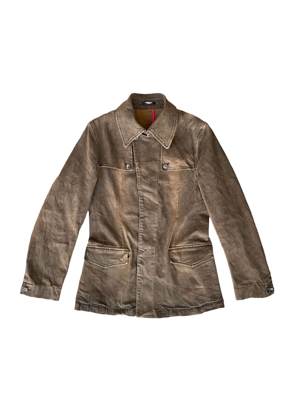 Tornado Mart Tornado Mart Archive Mudwash Denim Jacket Earth Brown Wash Size US M / EU 48-50 / 2 - 8 Thumbnail