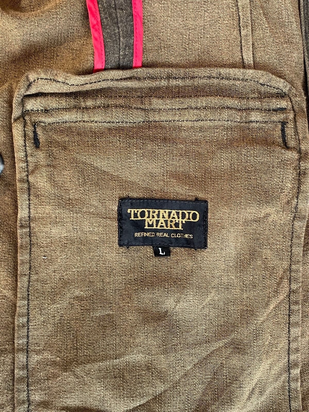 Tornado Mart Tornado Mart Archive Mudwash Denim Jacket Earth Brown Wash Size US M / EU 48-50 / 2 - 19 Thumbnail