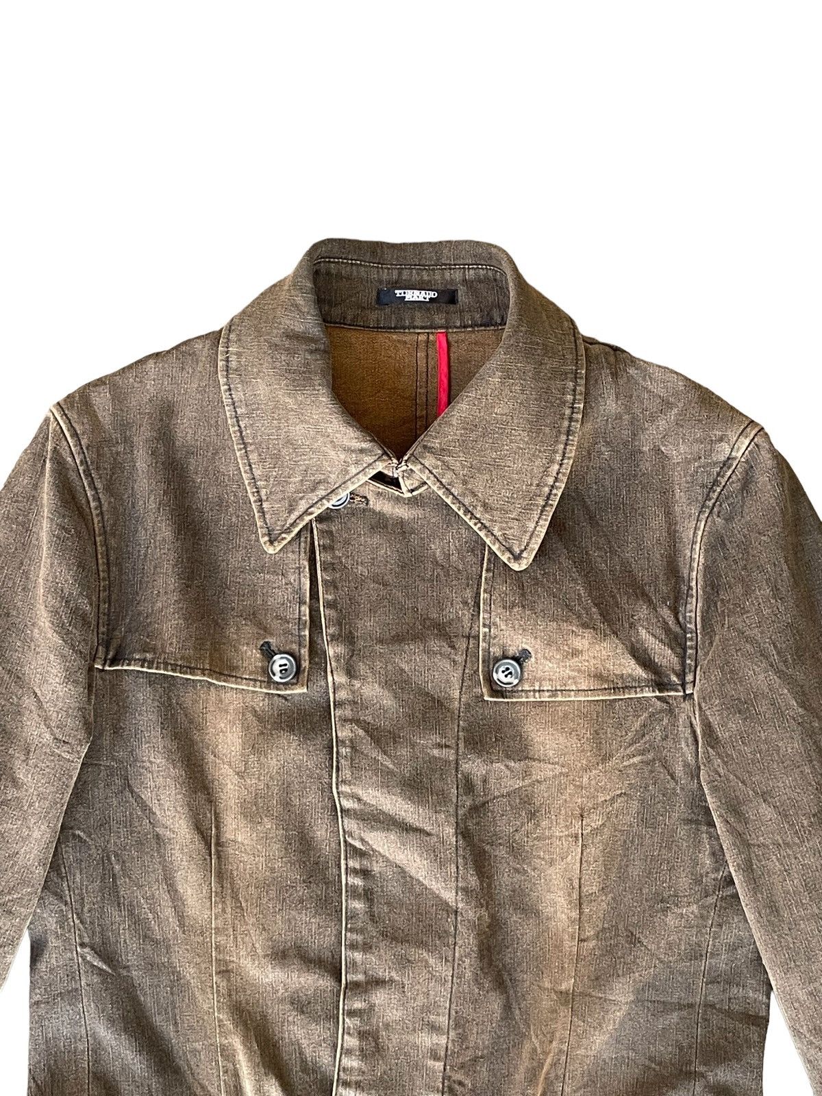 Tornado Mart Tornado Mart Archive Mudwash Denim Jacket Earth Brown Wash Size US M / EU 48-50 / 2 - 2 Thumbnail