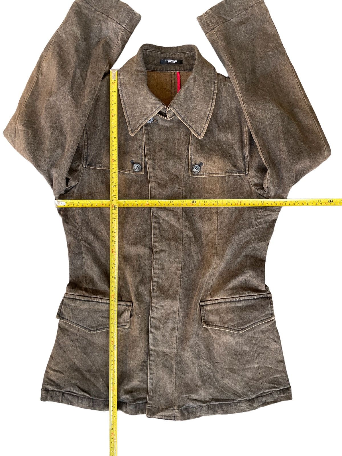 Tornado Mart Tornado Mart Archive Mudwash Denim Jacket Earth Brown Wash Size US M / EU 48-50 / 2 - 13 Thumbnail