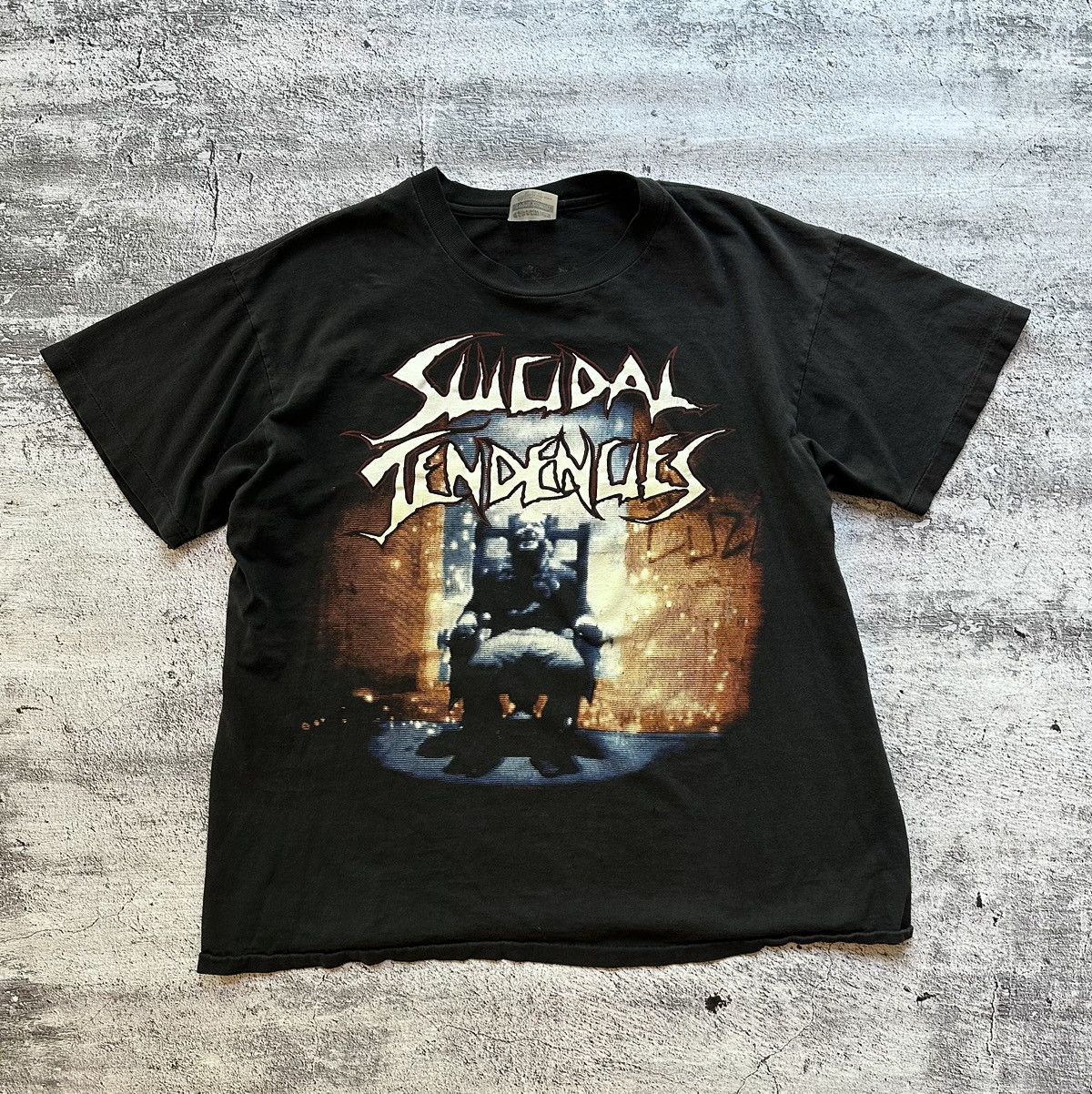 image of Band Tees x Vintage 90’S Suicidal Tendencies Tour T-Shirt in Black, Men's (Size Medium)