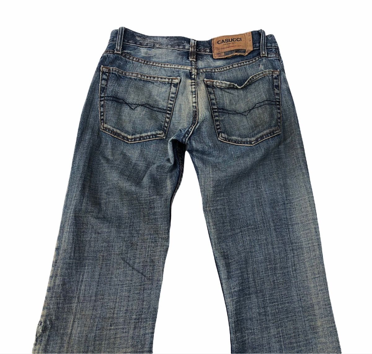 Japanese Brand 🔥Japanese Casucci Distressed Flare Jeans🔥 Size US 28 / EU 44 - 7 Thumbnail