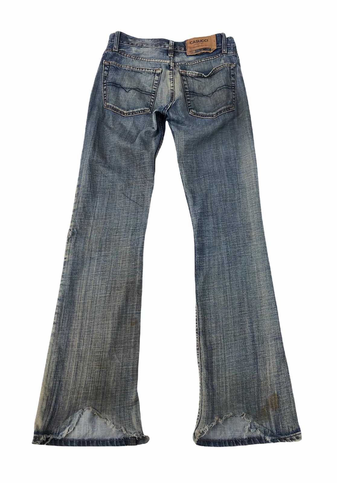 Japanese Brand 🔥Japanese Casucci Distressed Flare Jeans🔥 Size US 28 / EU 44 - 2 Thumbnail