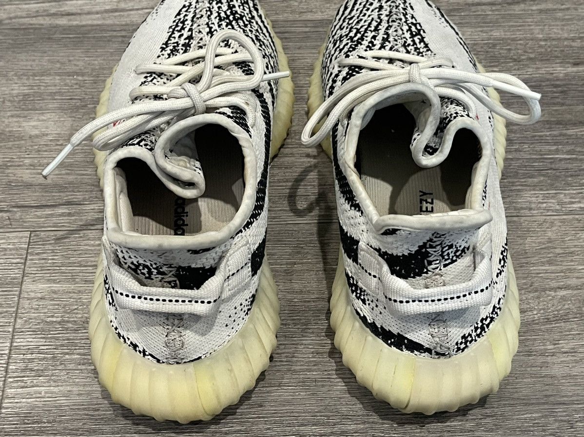 Adidas × Kanye West Yeezy Boost 350 V2 'Zebra' 2017 Sz. 9.5 Size US 9.5 / EU 42-43 - 4 Thumbnail