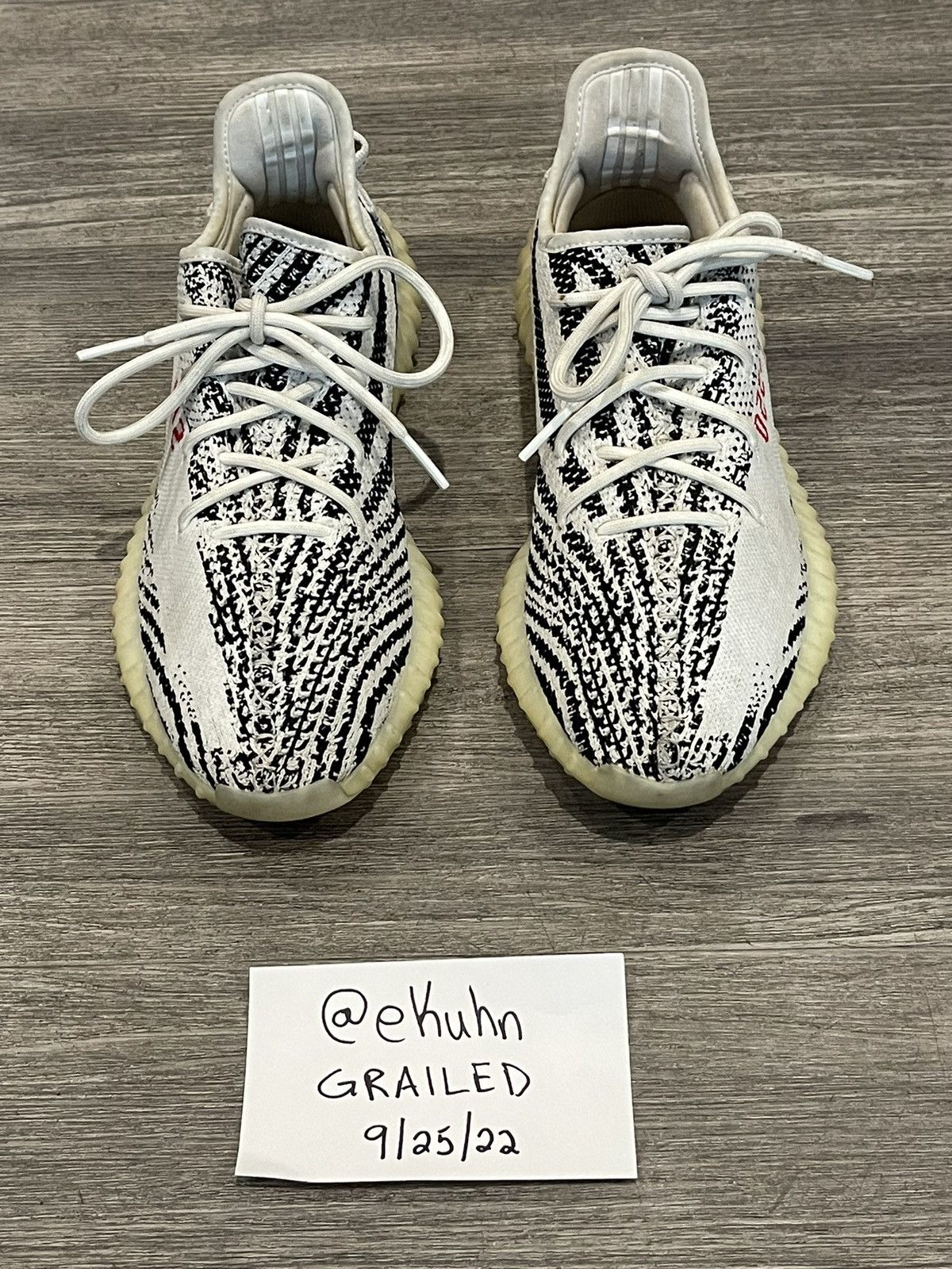 Adidas × Kanye West Yeezy Boost 350 V2 'Zebra' 2017 Sz. 9.5 Size US 9.5 / EU 42-43 - 8 Thumbnail