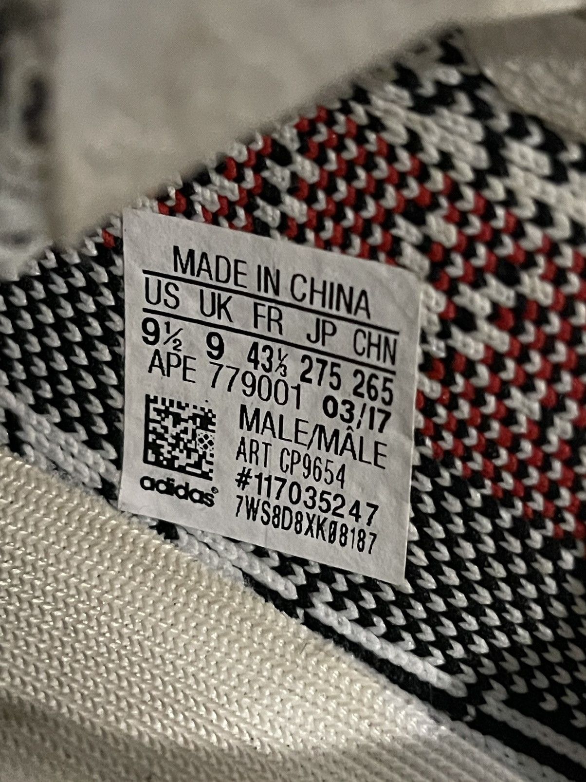 Adidas × Kanye West Yeezy Boost 350 V2 'Zebra' 2017 Sz. 9.5 Size US 9.5 / EU 42-43 - 6 Thumbnail