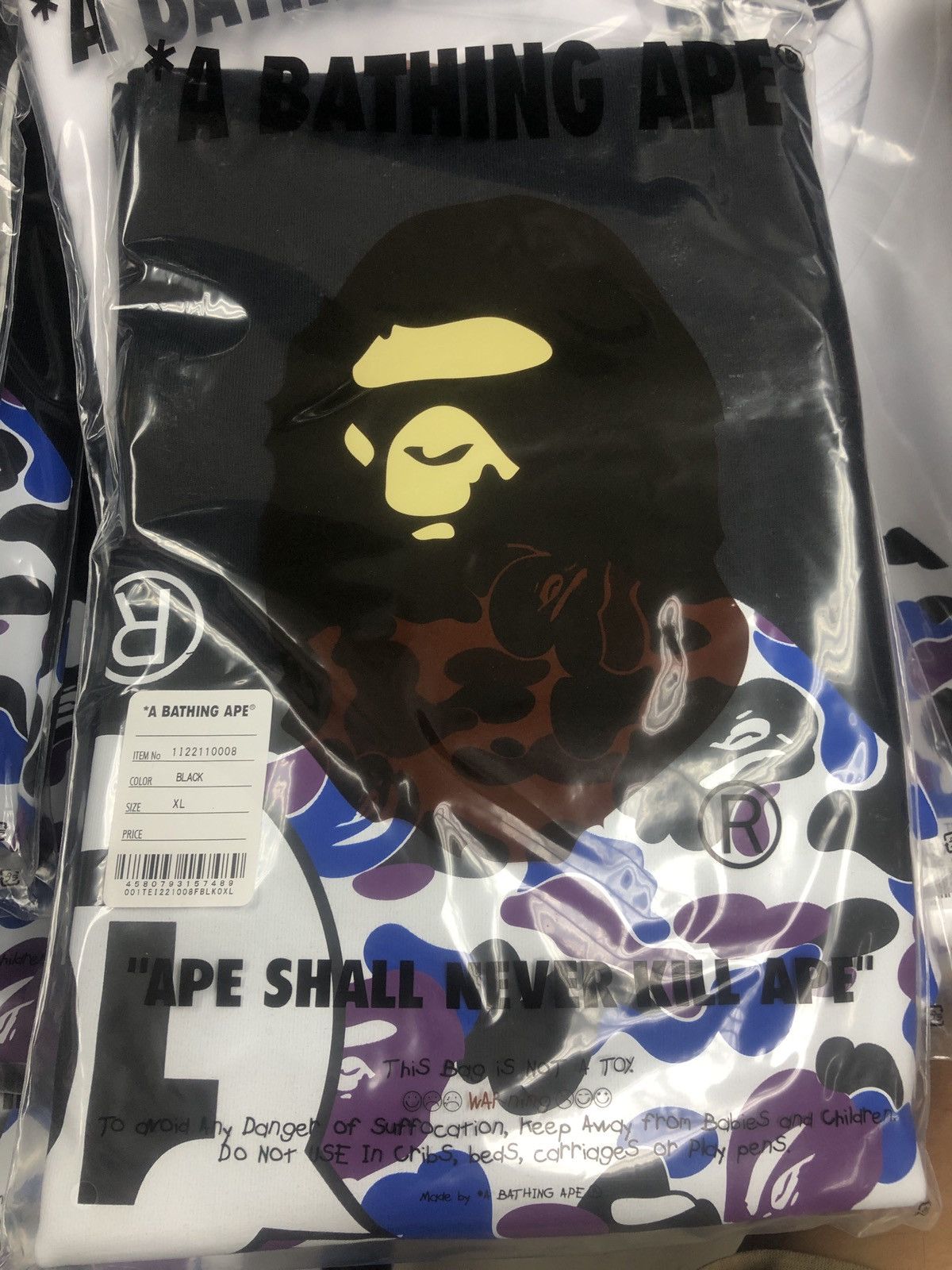 Bape BAPE Hong Kong 16th Anniversary - HK Camo Ape Head Tee Size US M / EU 48-50 / 2 - 8 Thumbnail