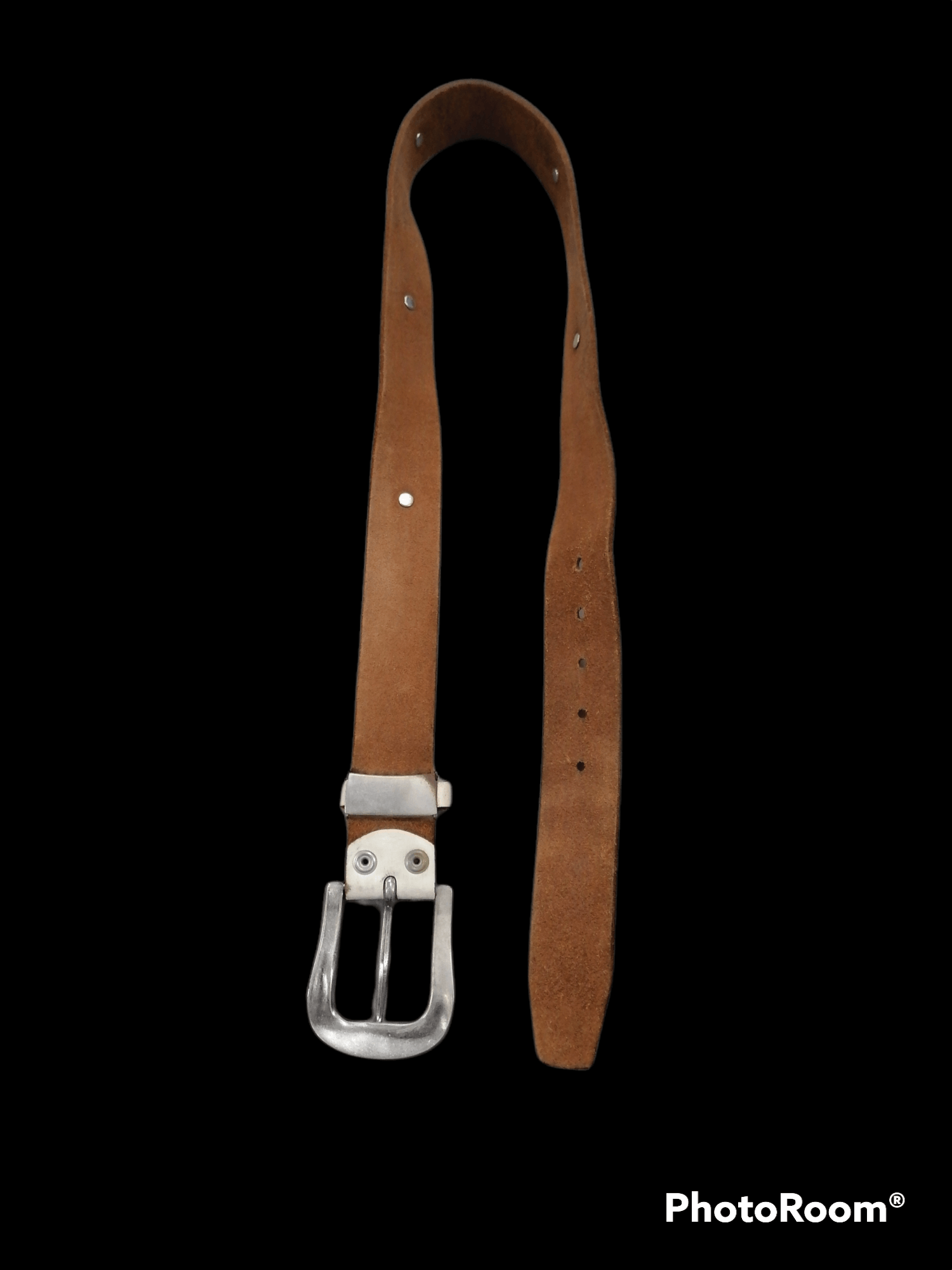 Edwin Edwin Skull Logo Leather Belt Size 32 - 3 Thumbnail