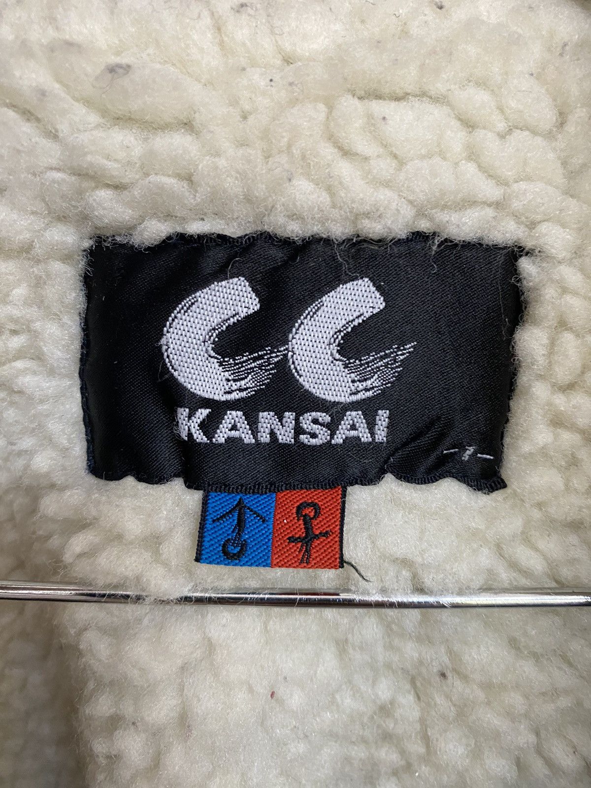 Japanese Brand × Kansai Yamamoto × Vintage Vintage KANSAI CC Big Logo Long Jacket Sherpa Size US XL / EU 56 / 4 - 7 Thumbnail