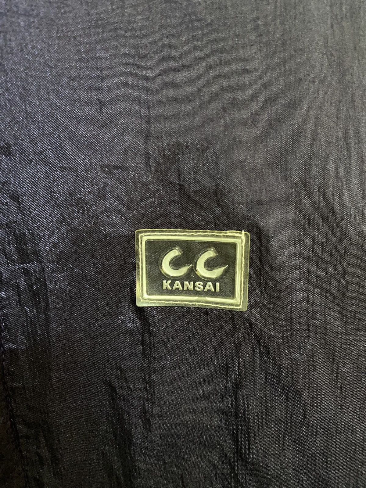 Japanese Brand × Kansai Yamamoto × Vintage Vintage KANSAI CC Big Logo Long Jacket Sherpa Size US XL / EU 56 / 4 - 4 Thumbnail
