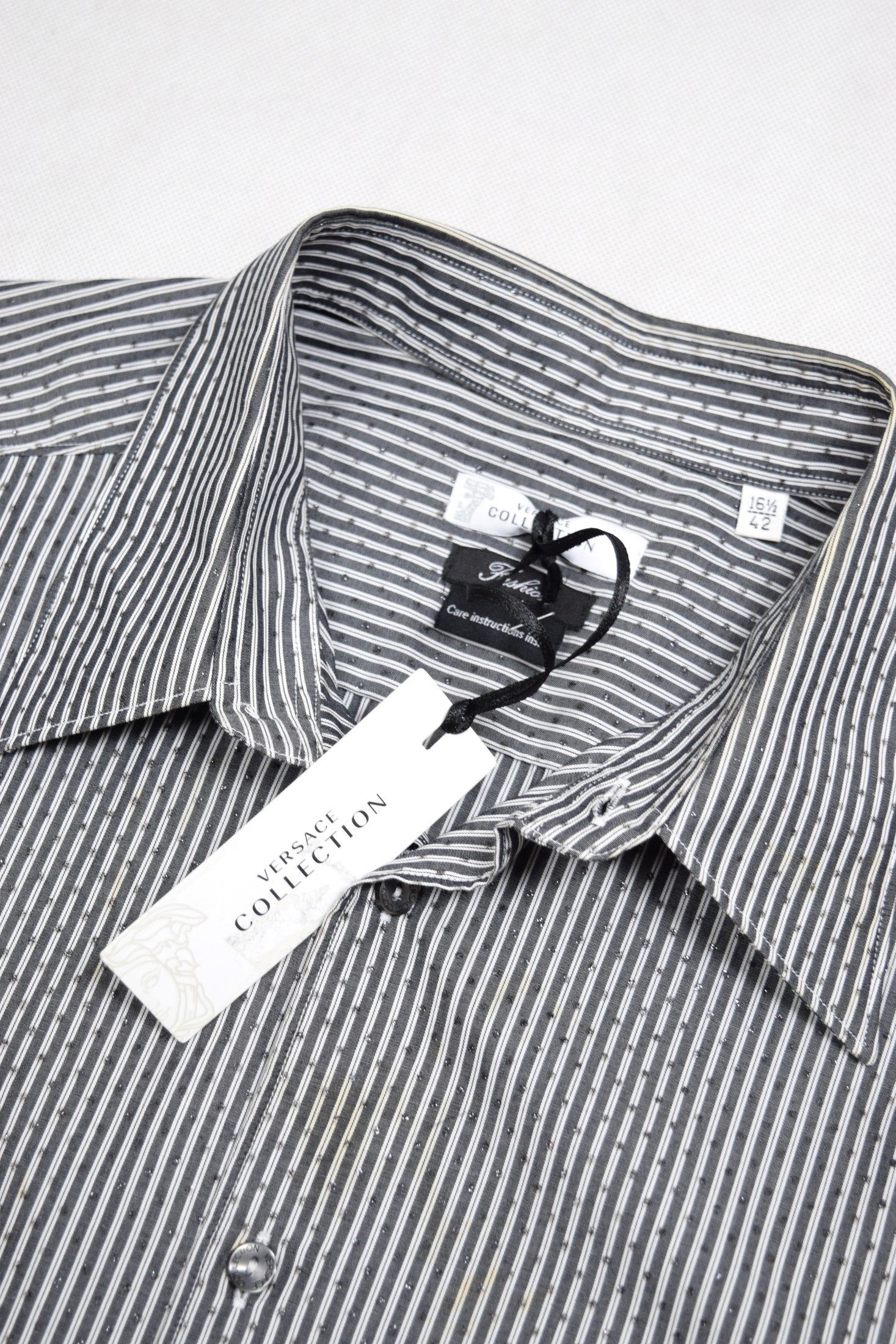 Versace VJC Brand New Stipped Shirt Size US M / EU 48-50 / 2 - 6 Thumbnail