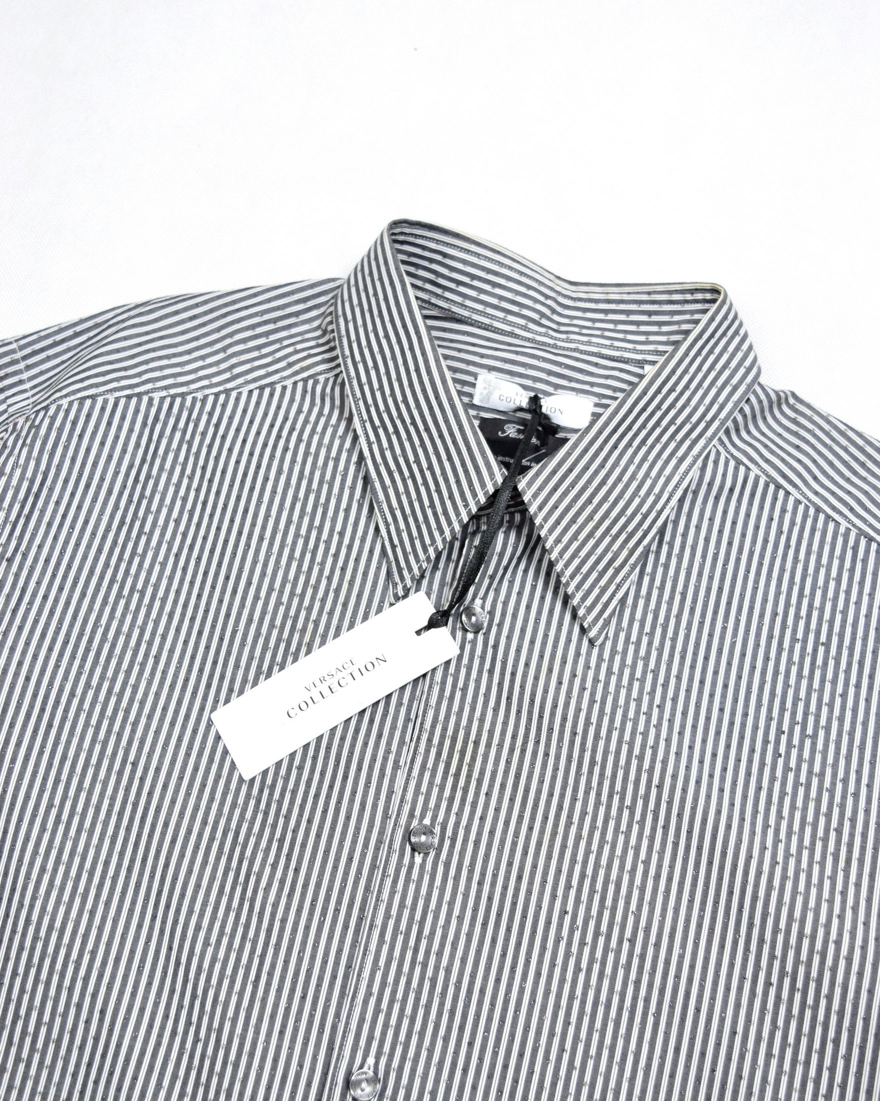 Versace VJC Brand New Stipped Shirt Size US M / EU 48-50 / 2 - 3 Thumbnail