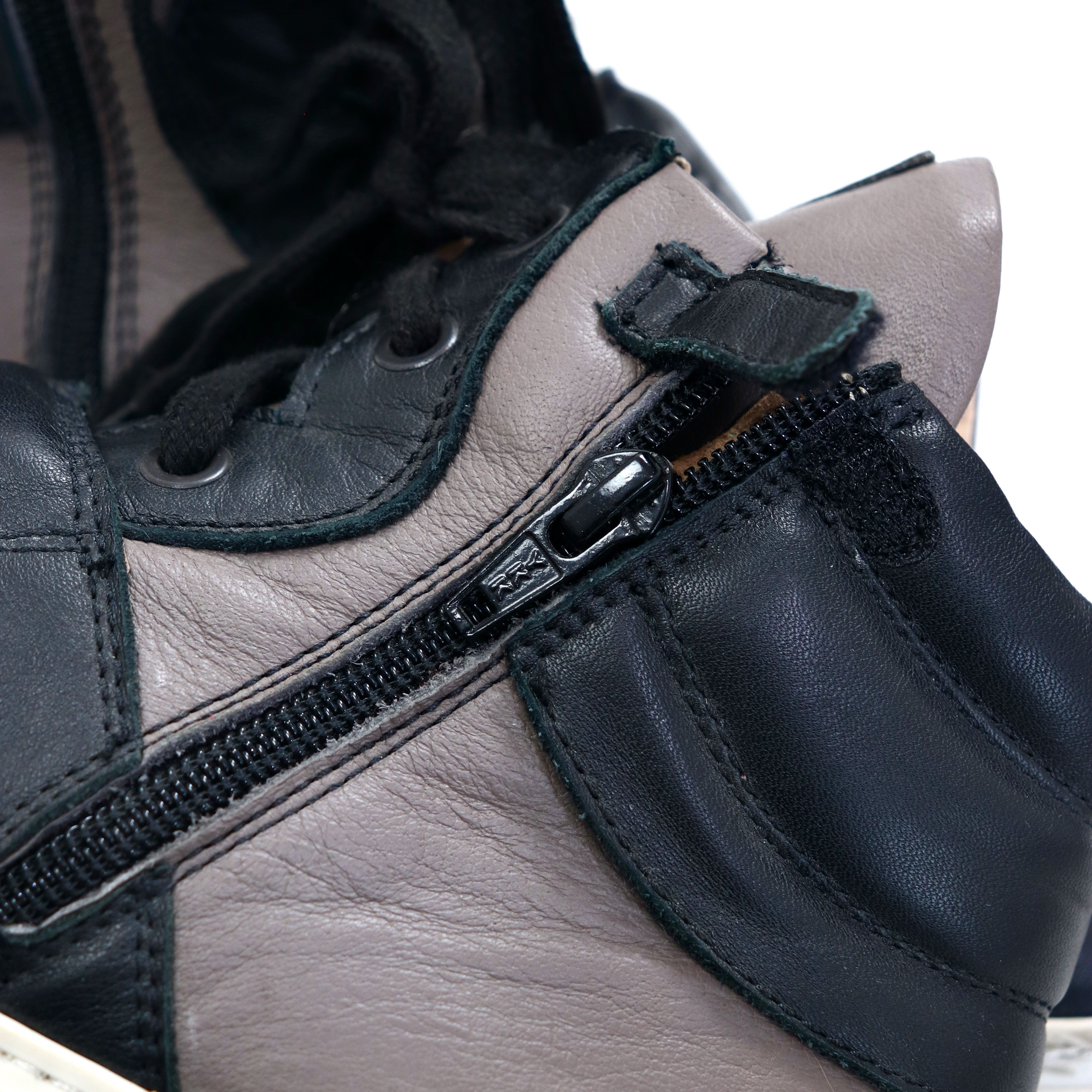 John Galliano Leather High Top Velcro Shoes Size US 8 / IT 38 - 7 Thumbnail